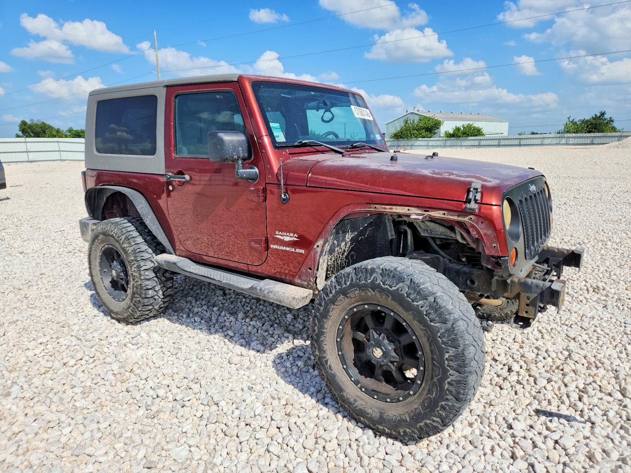 2008 Jeep Wrangler Sahara Maroon vin: 1J8FA54158L538963