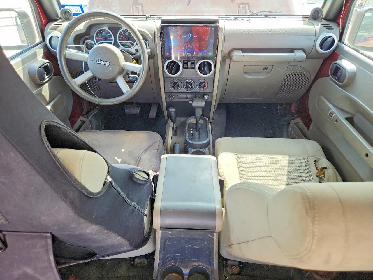 2008 Jeep Wrangler Sahara Maroon vin: 1J8FA54158L538963