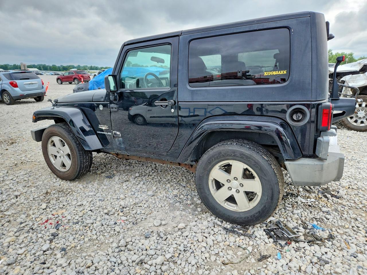 2008 Jeep Wrangler Sahara Черный vin: 1J8FA54158L578590