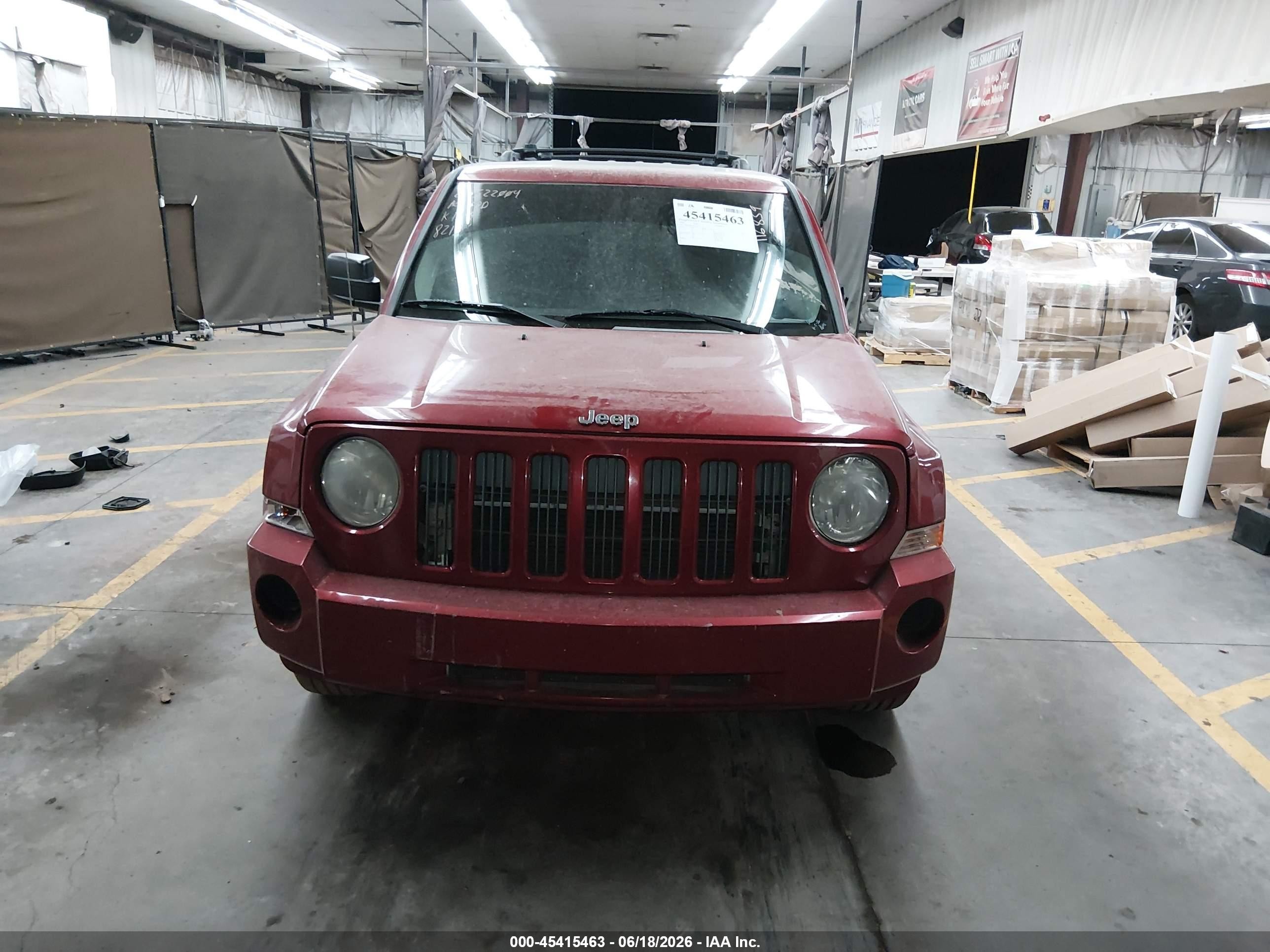 2009 Jeep Patriot Sport Red vin: 1J8FF28B19D118213