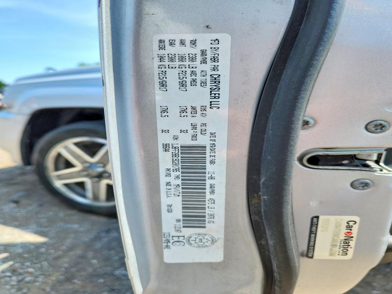 2009 Jeep Patriot Sport Серебряный vin: 1J8FF28B19D201785