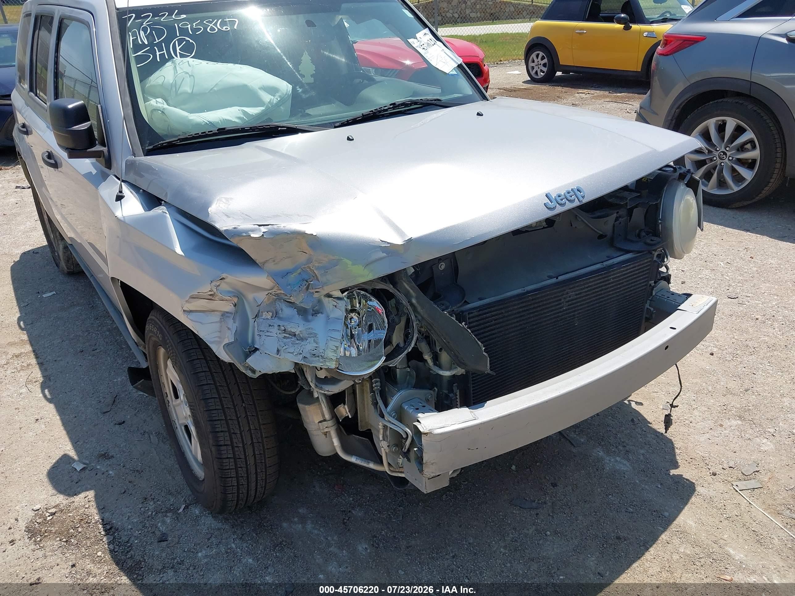 2009 Jeep Patriot Sport Silver vin: 1J8FF28B79D113694