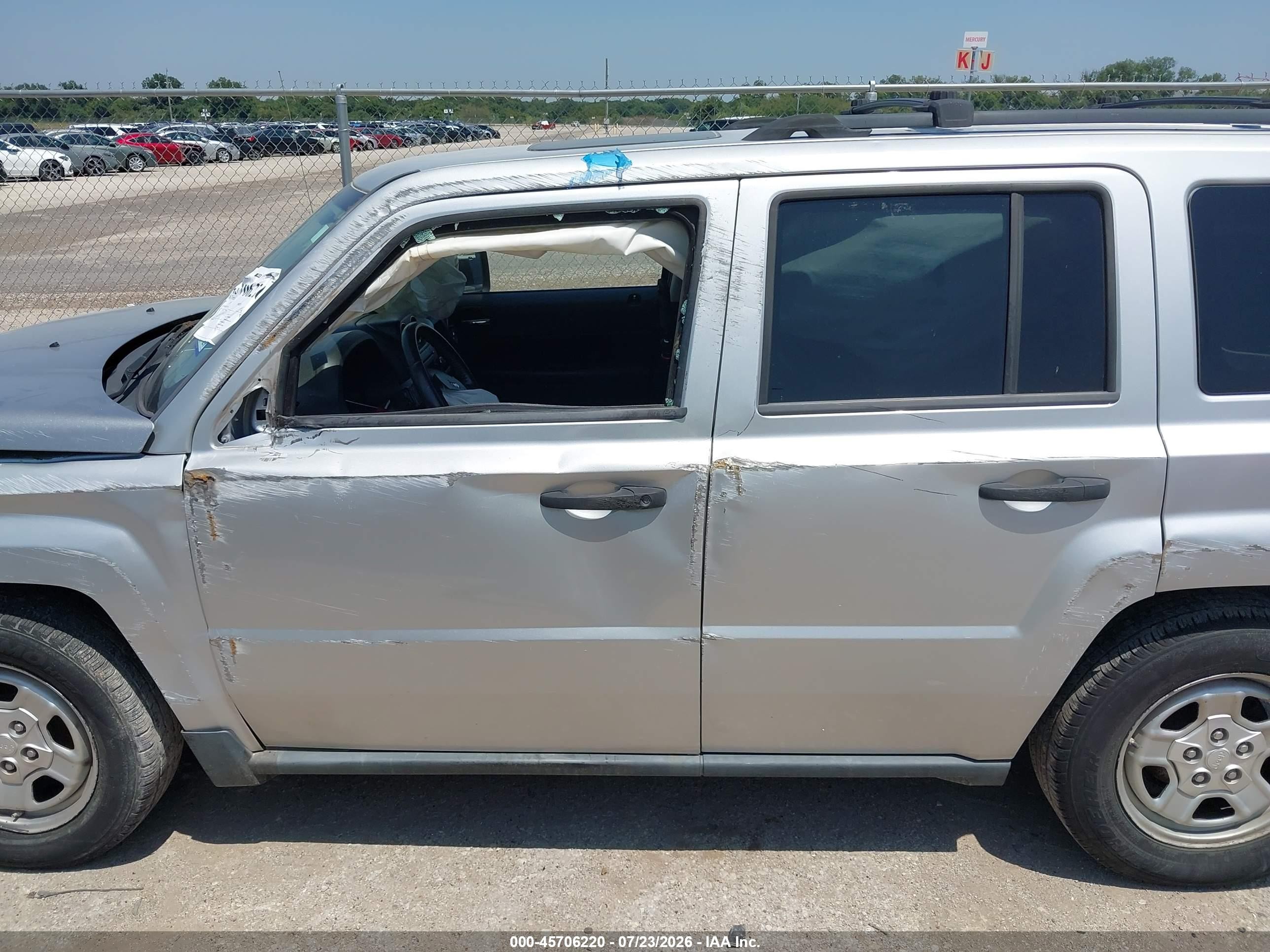 2009 Jeep Patriot Sport Silver vin: 1J8FF28B79D113694