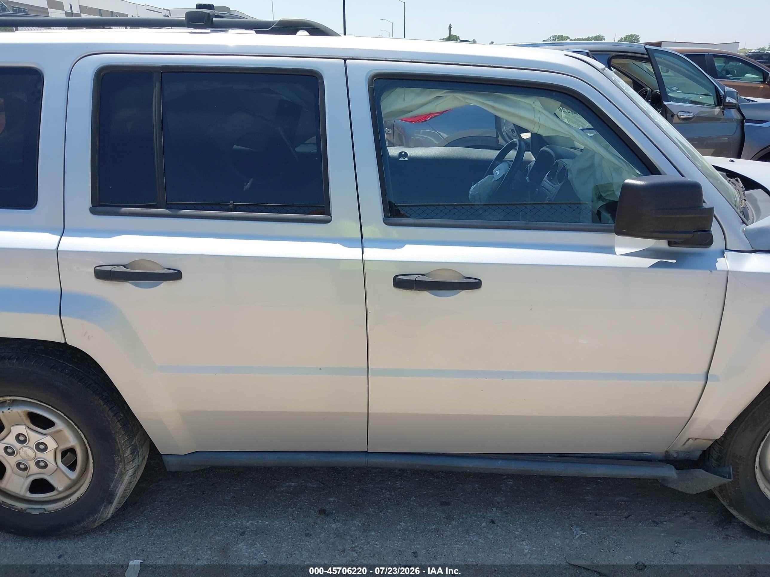 2009 Jeep Patriot Sport Silver vin: 1J8FF28B79D113694