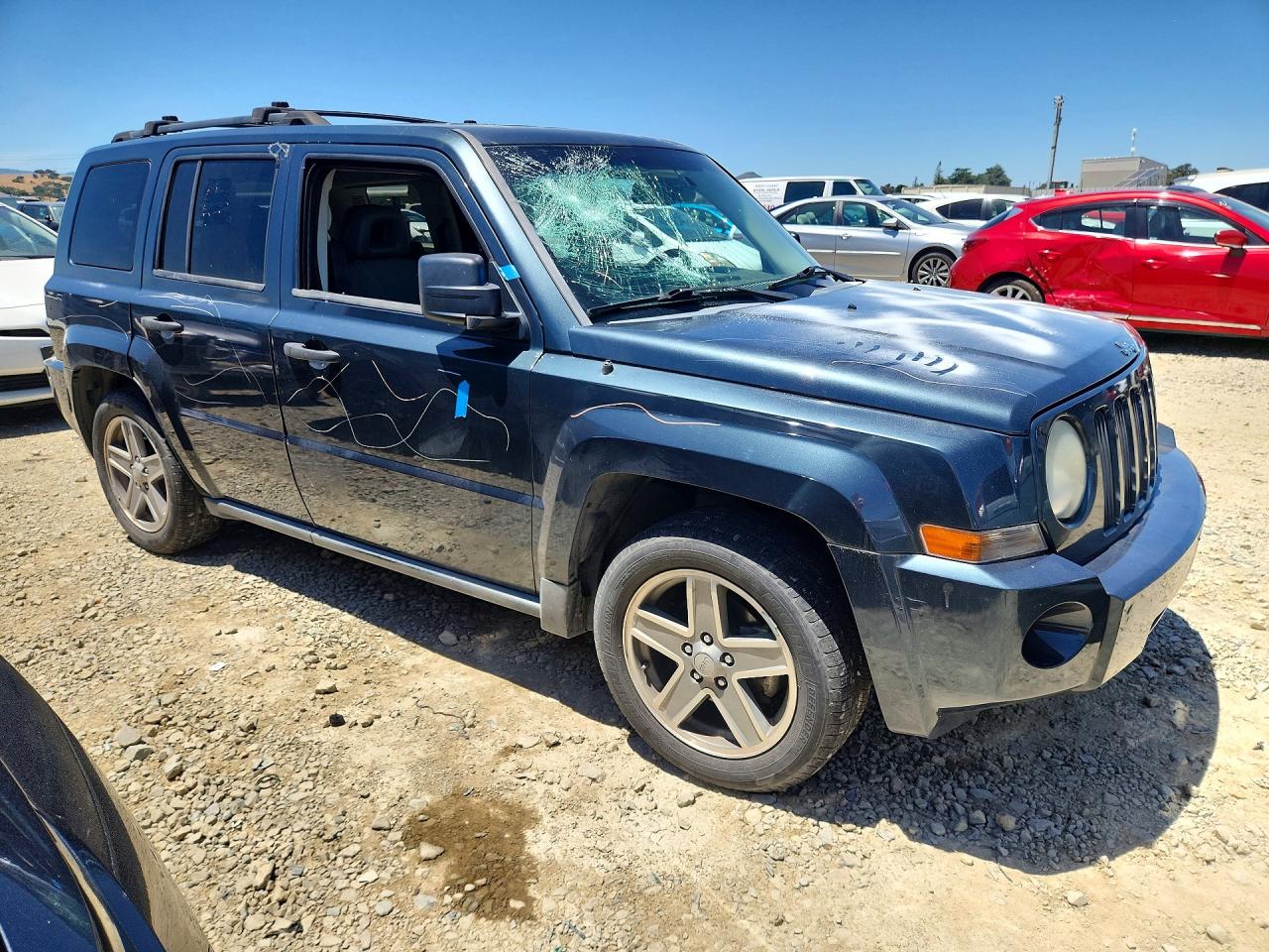 2007 Jeep Patriot Sport Серый vin: 1J8FF28W07D351659