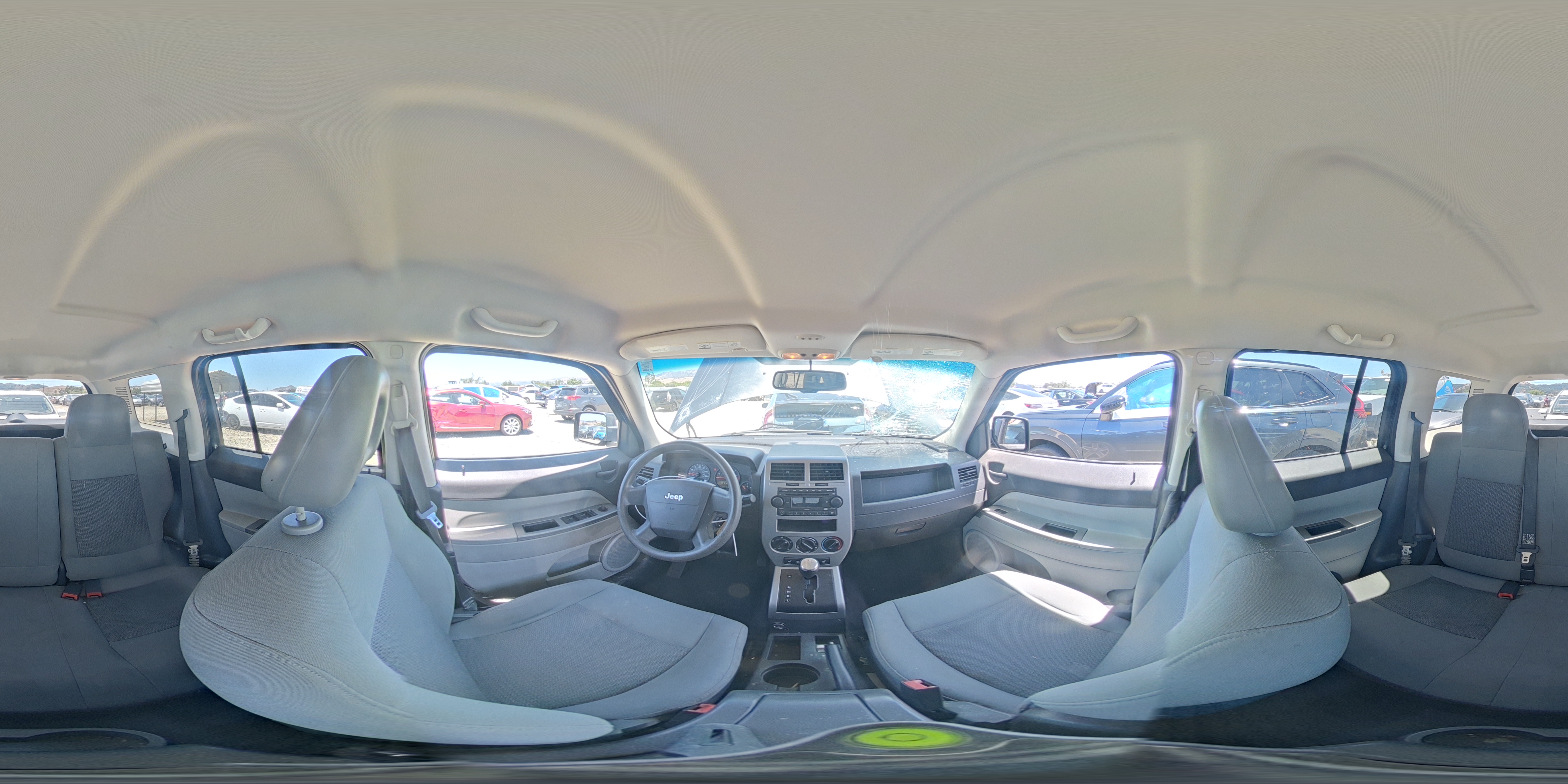 2007 Jeep Patriot Sport Серый vin: 1J8FF28W07D351659