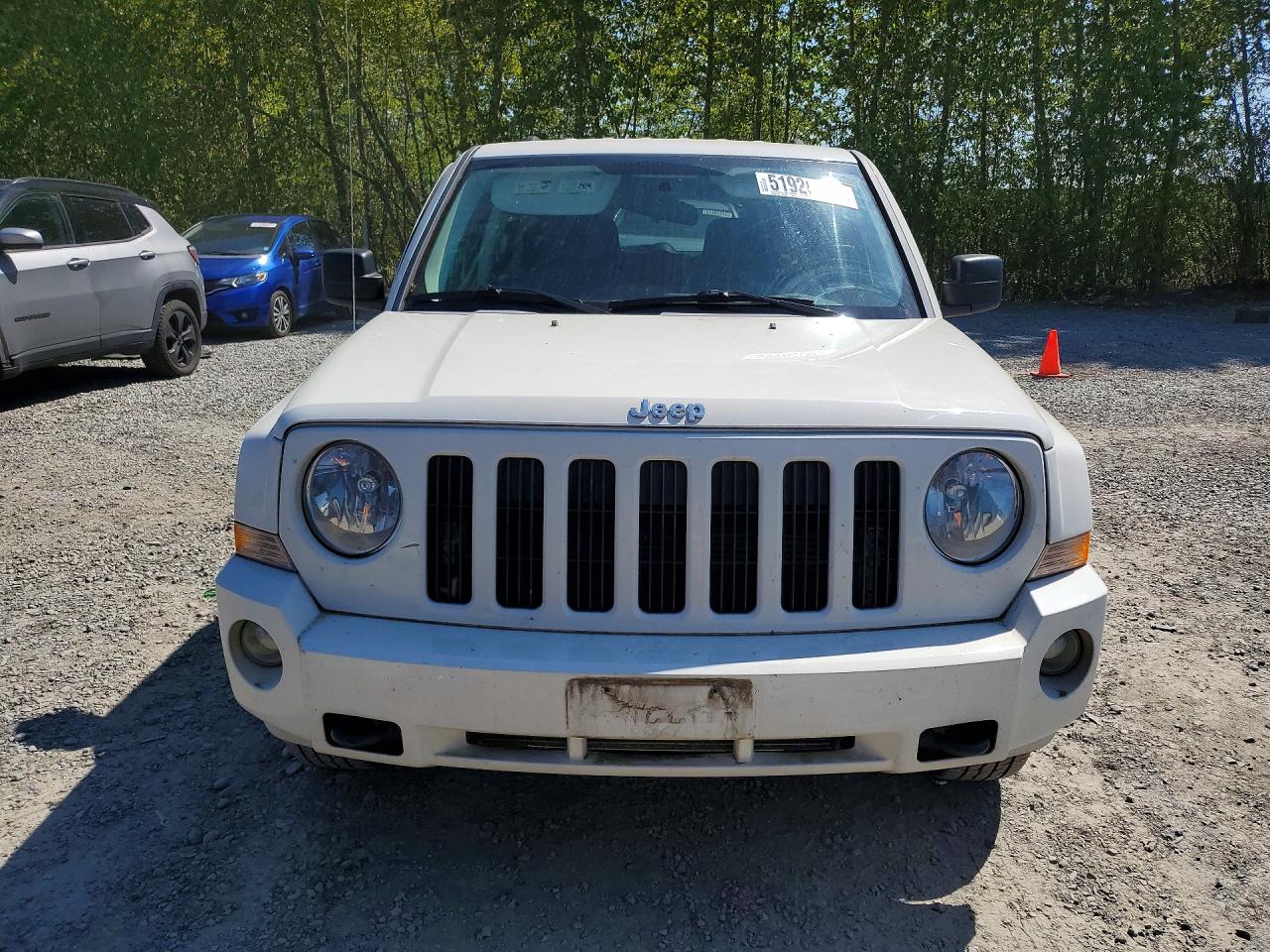 2007 Jeep Patriot Sport White vin: 1J8FF28W07D365268
