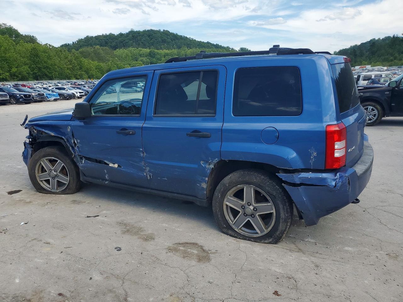 2007 Jeep Patriot Sport Blue vin: 1J8FF28W17D356952