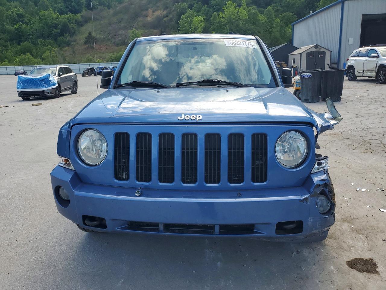 2007 Jeep Patriot Sport Blue vin: 1J8FF28W17D356952