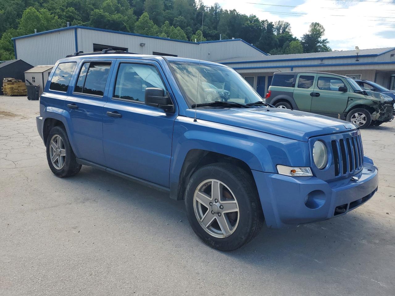 2007 Jeep Patriot Sport Blue vin: 1J8FF28W17D356952