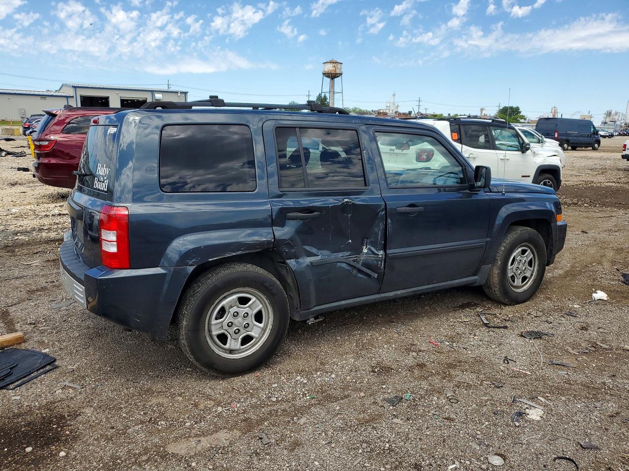 2007 Jeep Patriot Sport Gray vin: 1J8FF28W27D307713