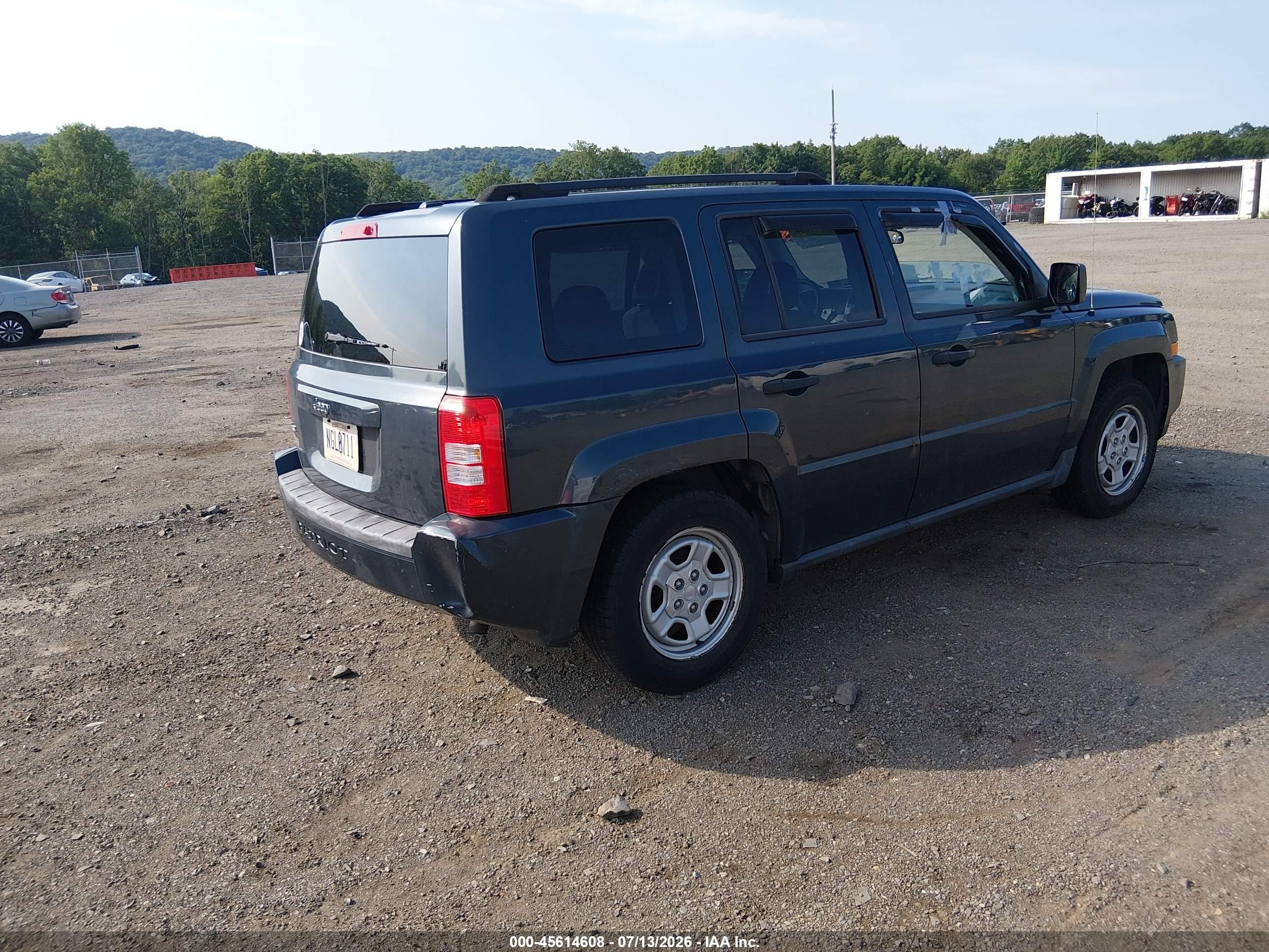 2007 Jeep Patriot Sport Синий vin: 1J8FF28W27D340145