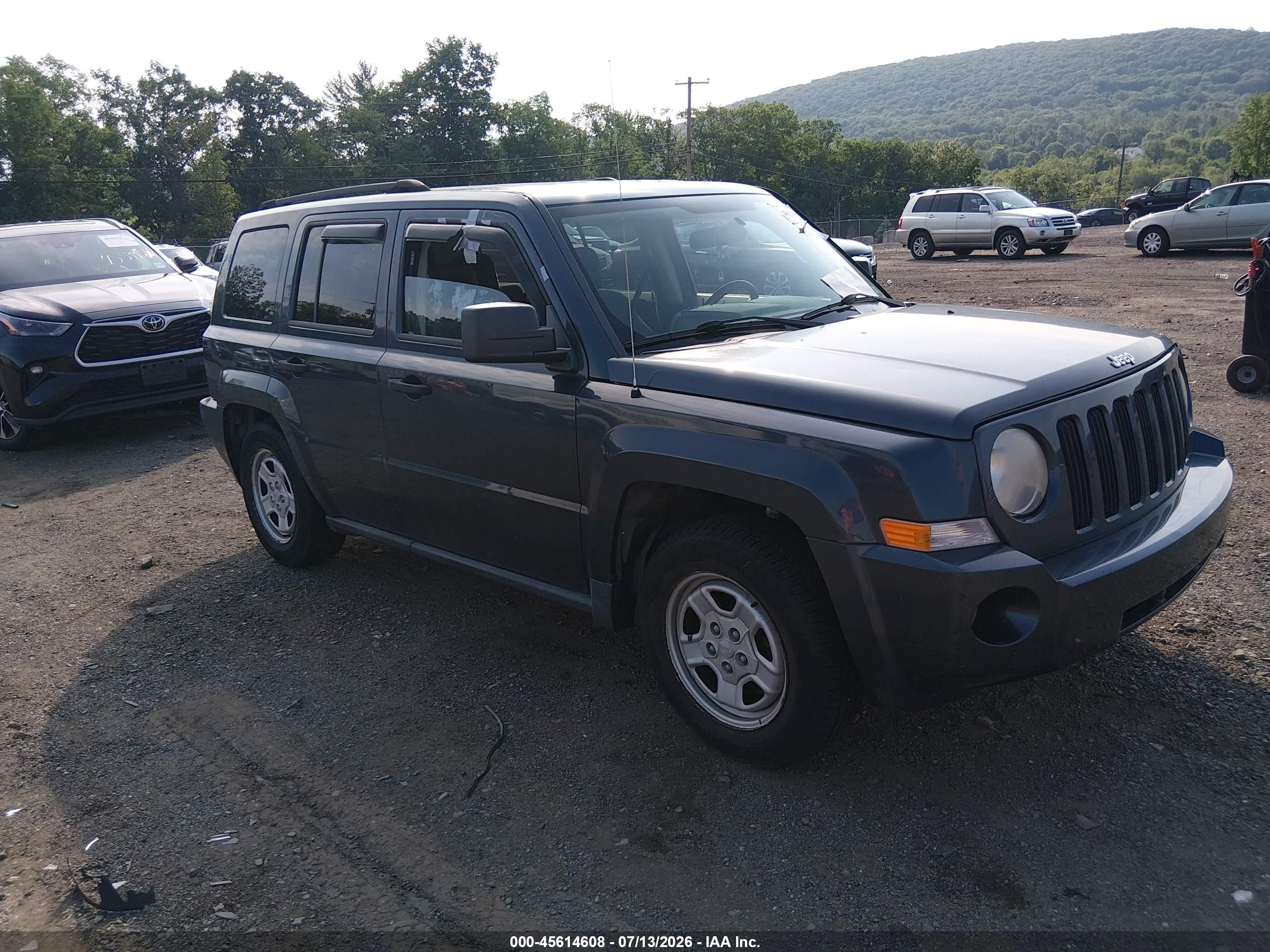 2007 Jeep Patriot Sport Синий vin: 1J8FF28W27D340145