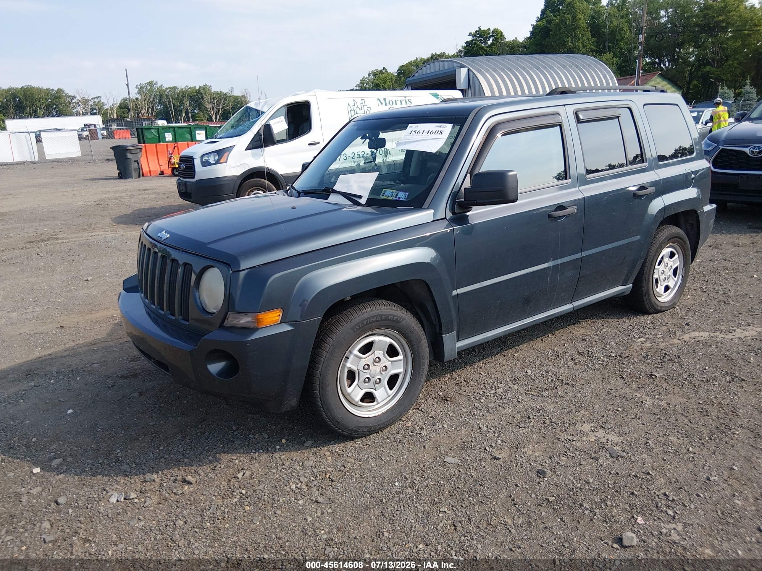 2007 Jeep Patriot Sport Синий vin: 1J8FF28W27D340145