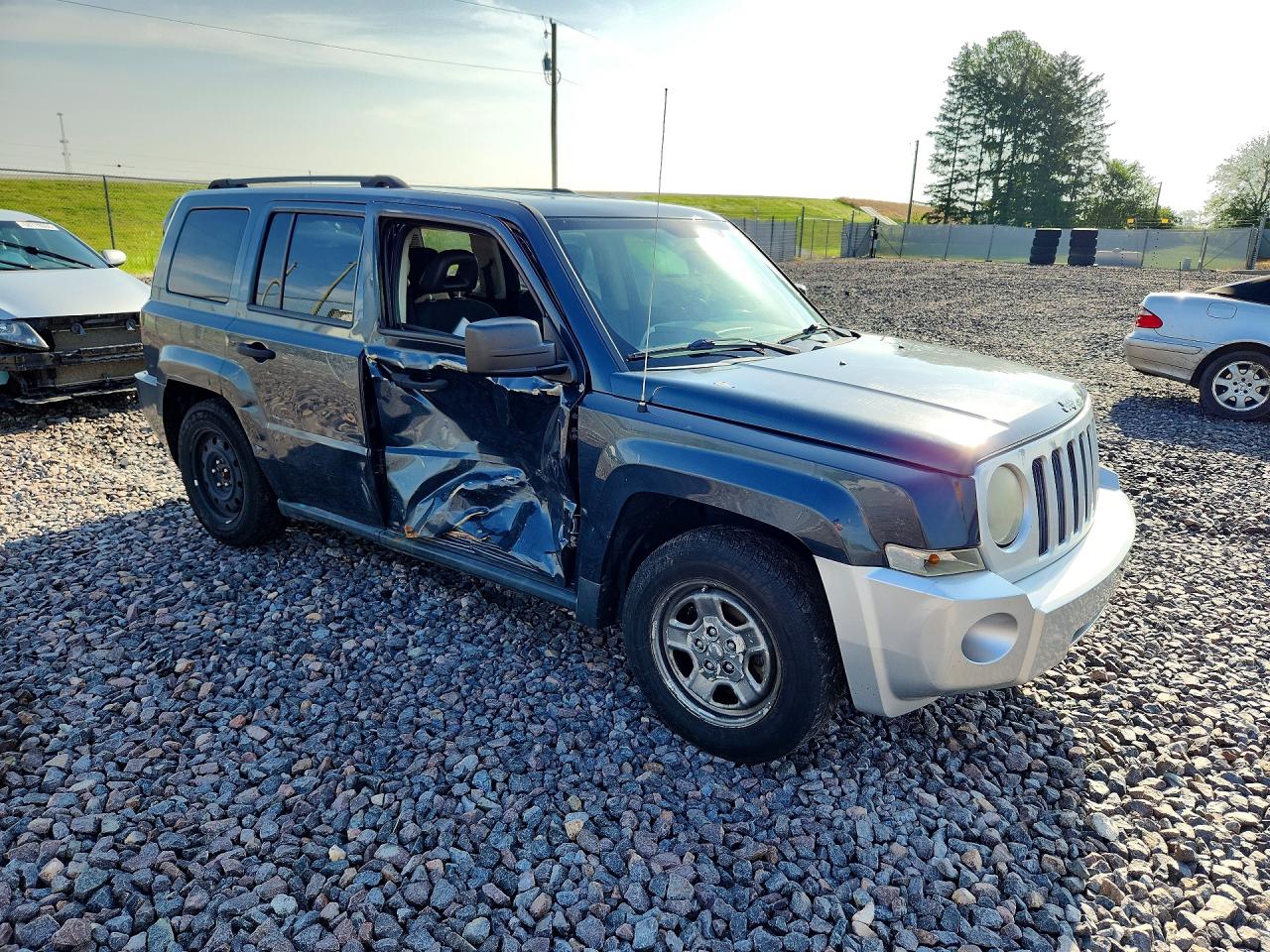 2008 Jeep Patriot Sport Blue vin: 1J8FF28W28D512000