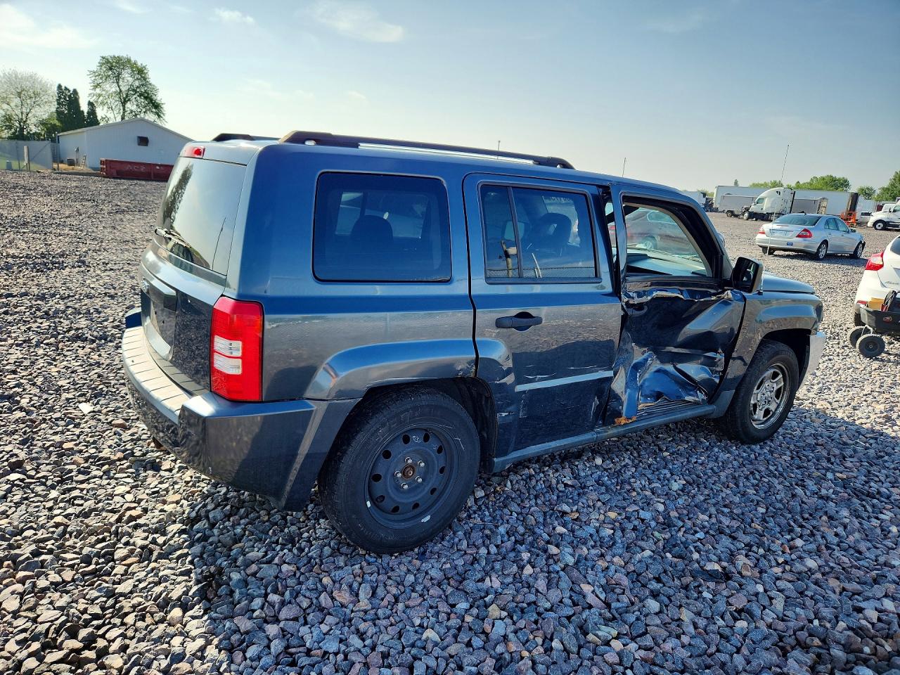 2008 Jeep Patriot Sport Blue vin: 1J8FF28W28D512000
