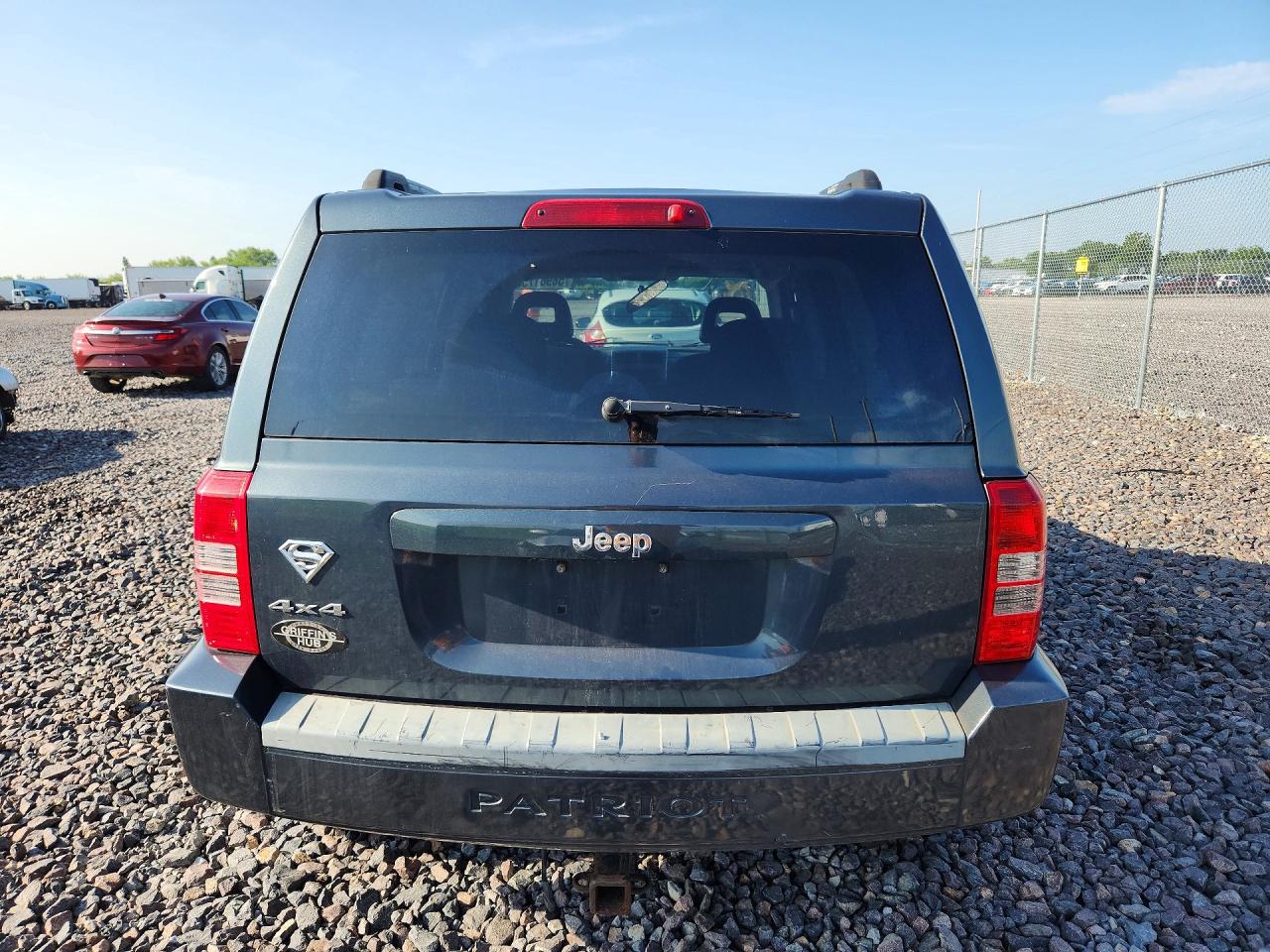 2008 Jeep Patriot Sport Blue vin: 1J8FF28W28D512000