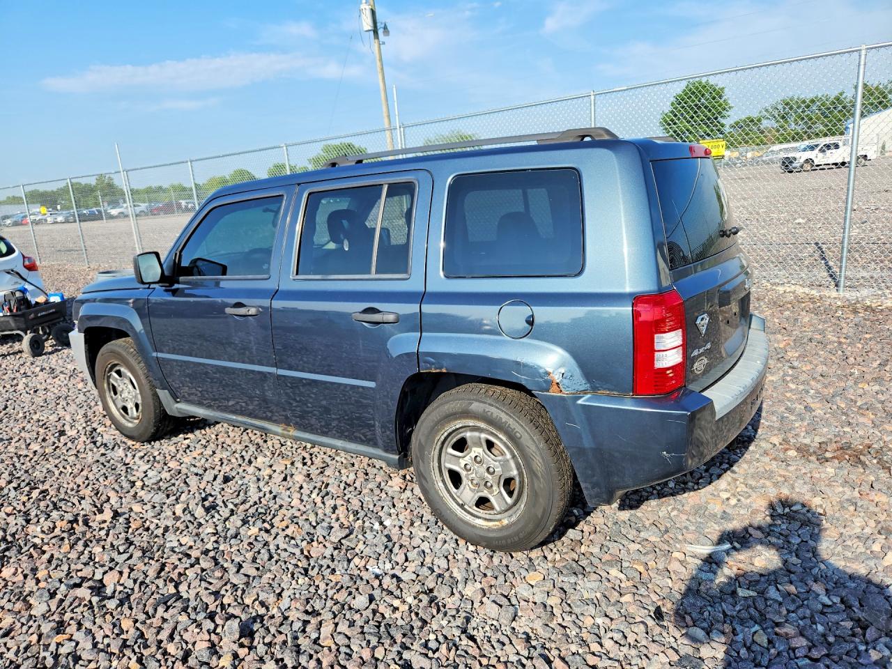 2008 Jeep Patriot Sport Blue vin: 1J8FF28W28D512000