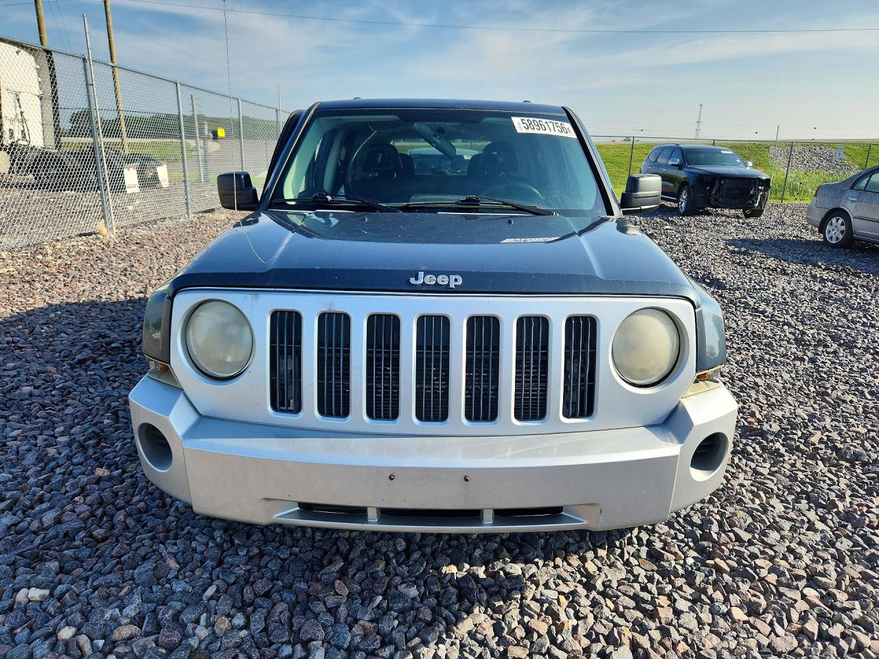 2008 Jeep Patriot Sport Blue vin: 1J8FF28W28D512000