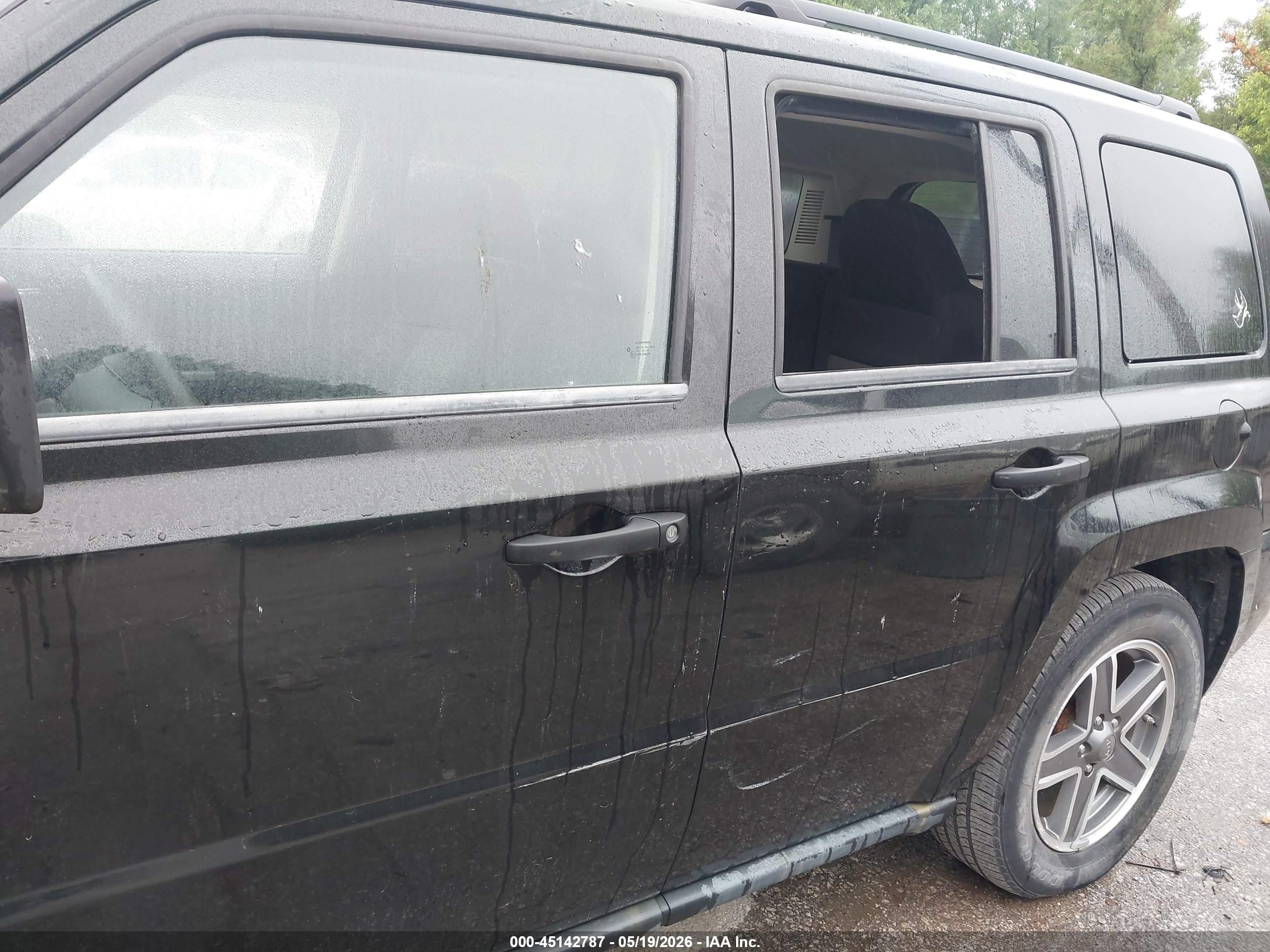 2008 Jeep Patriot Sport Black vin: 1J8FF28W28D780531