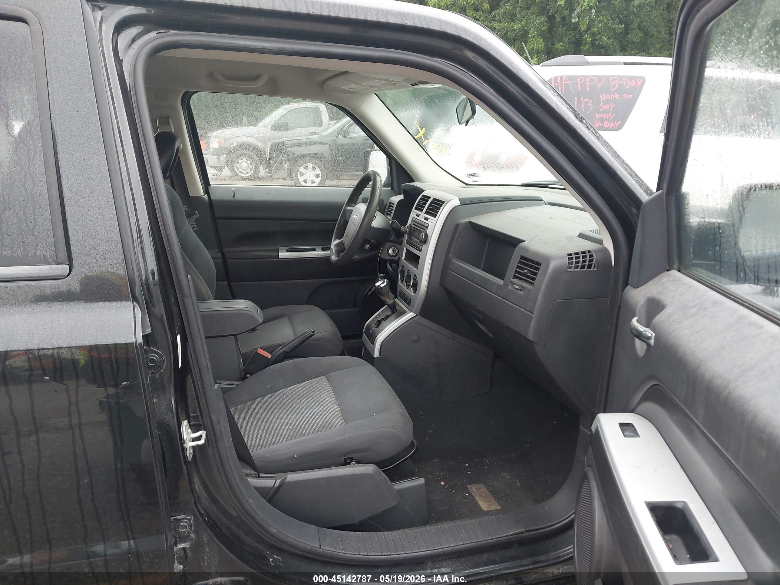 2008 Jeep Patriot Sport Black vin: 1J8FF28W28D780531