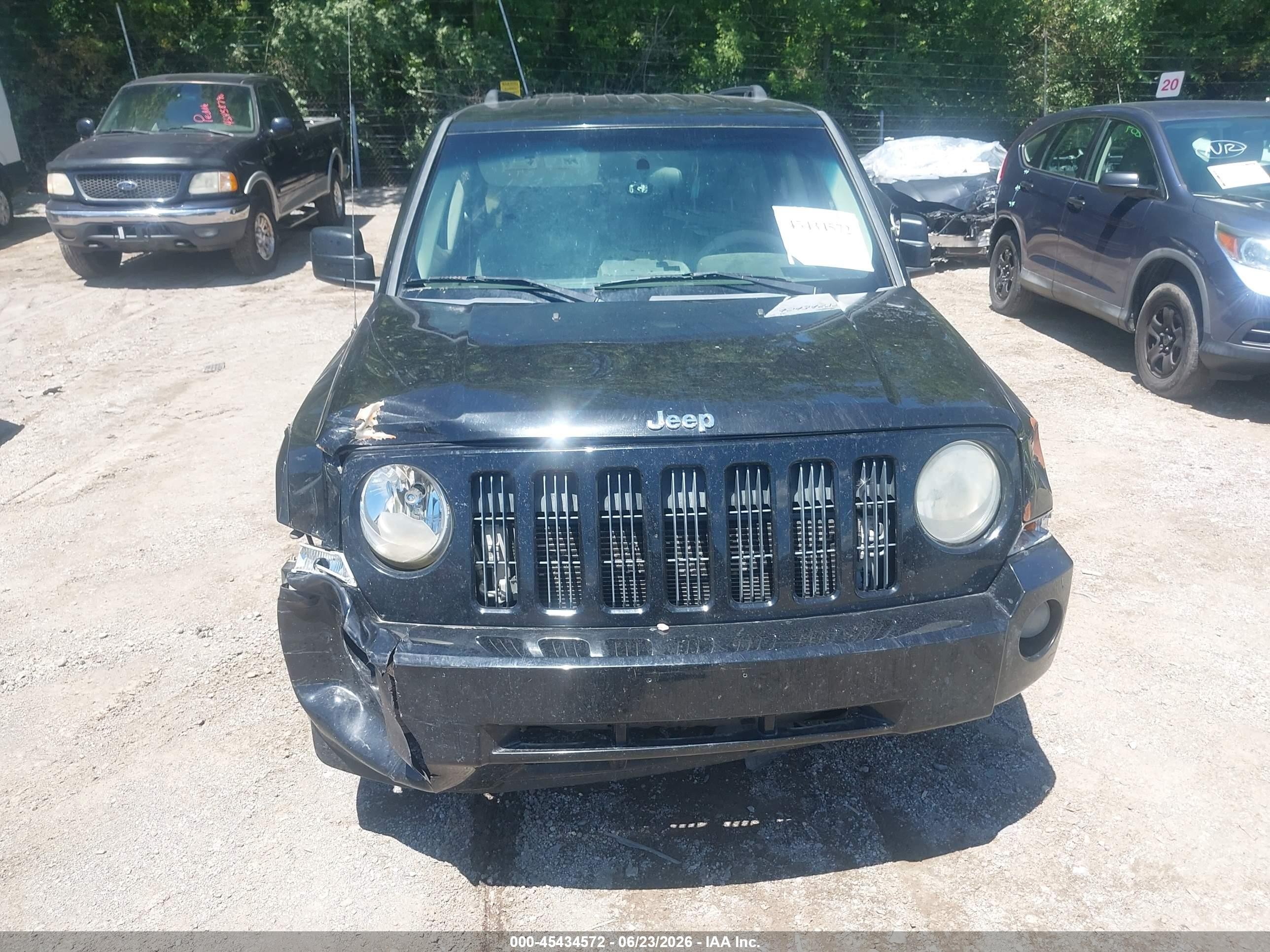 2007 Jeep Patriot Sport Black vin: 1J8FF28W37D362977