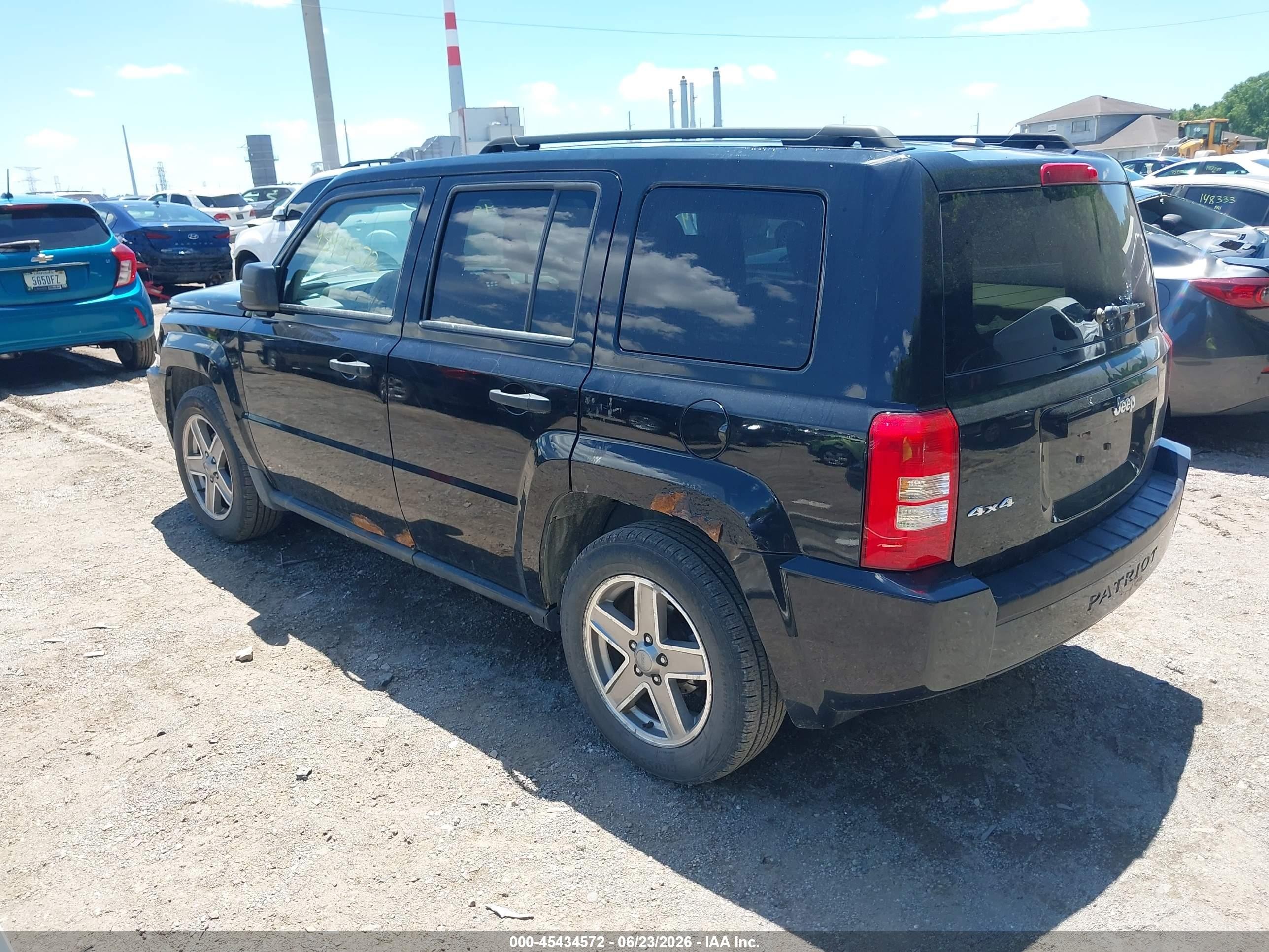 2007 Jeep Patriot Sport Black vin: 1J8FF28W37D362977