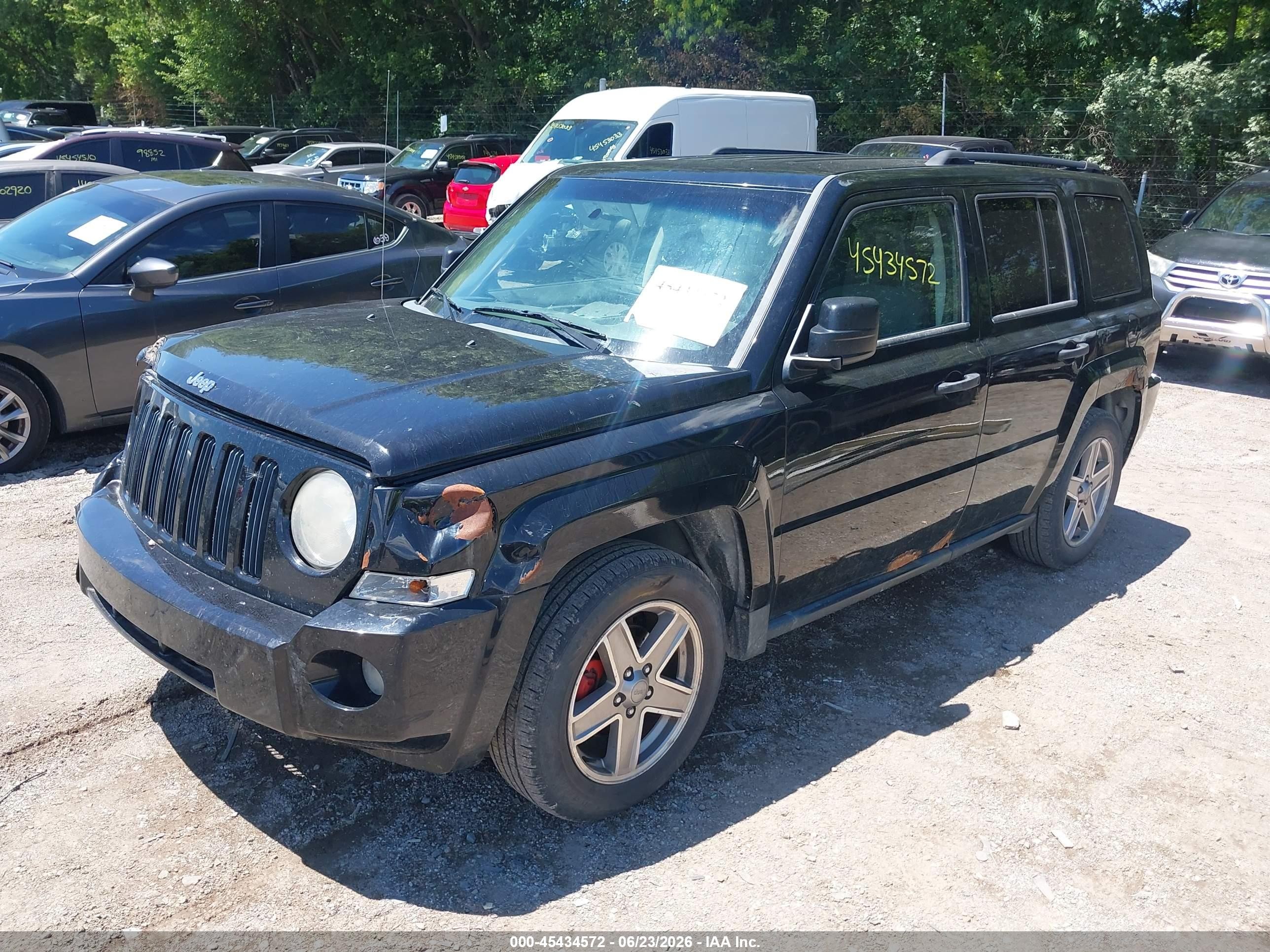 2007 Jeep Patriot Sport Black vin: 1J8FF28W37D362977