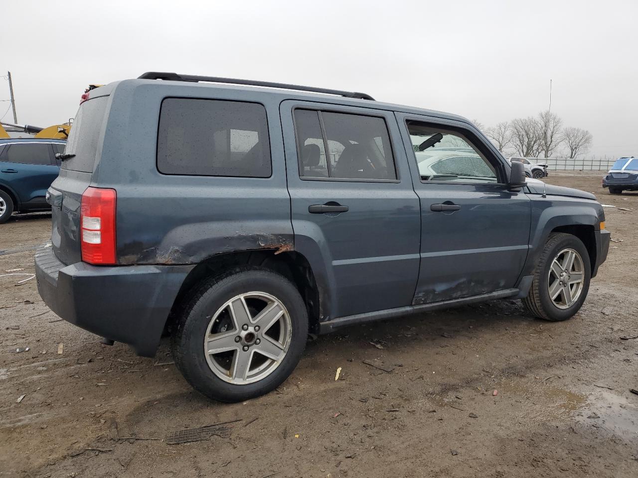 2007 Jeep Patriot Sport Blue vin: 1J8FF28W47D316056