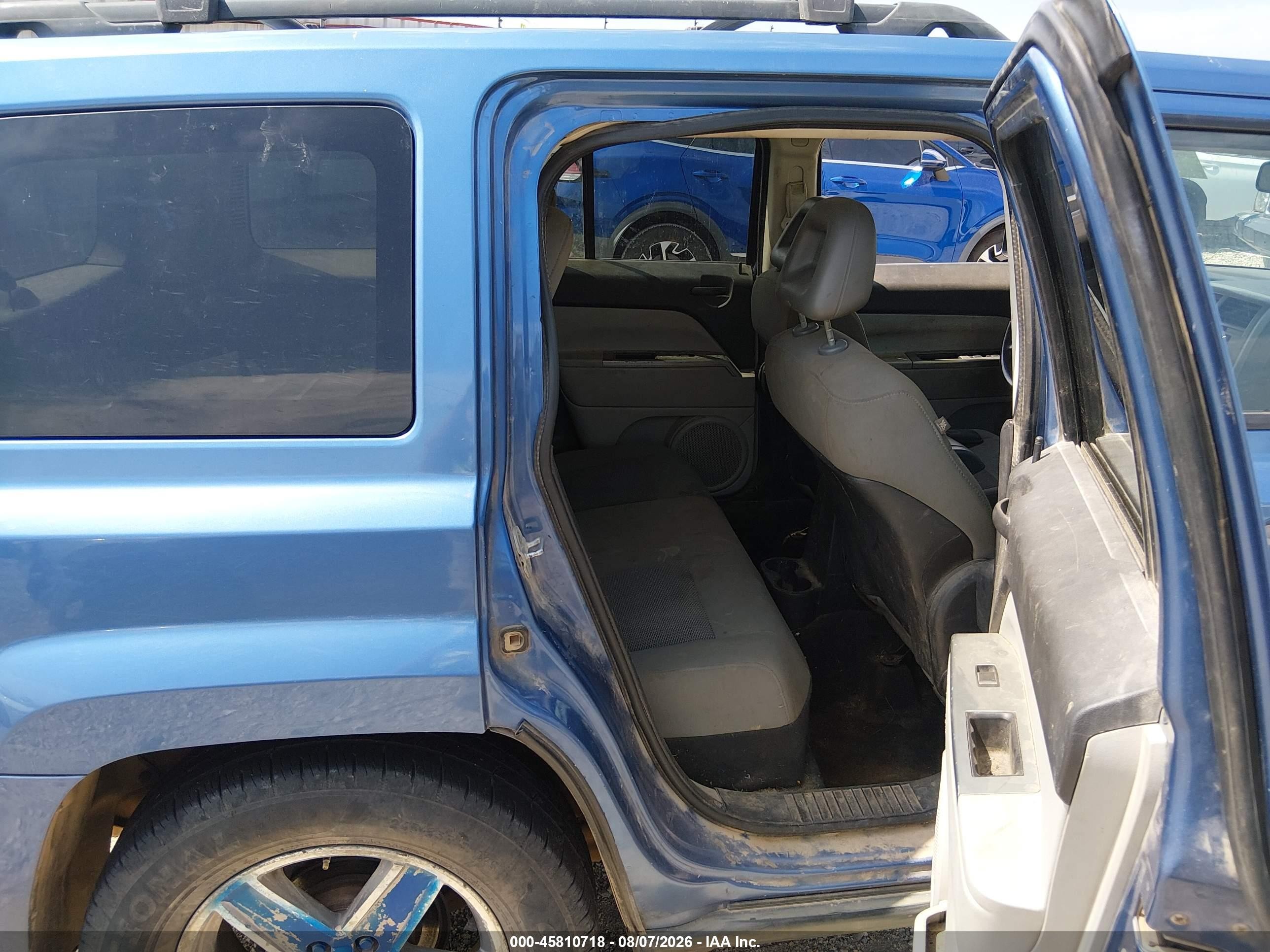 2007 Jeep Patriot Sport Blue vin: 1J8FF28W47D354807