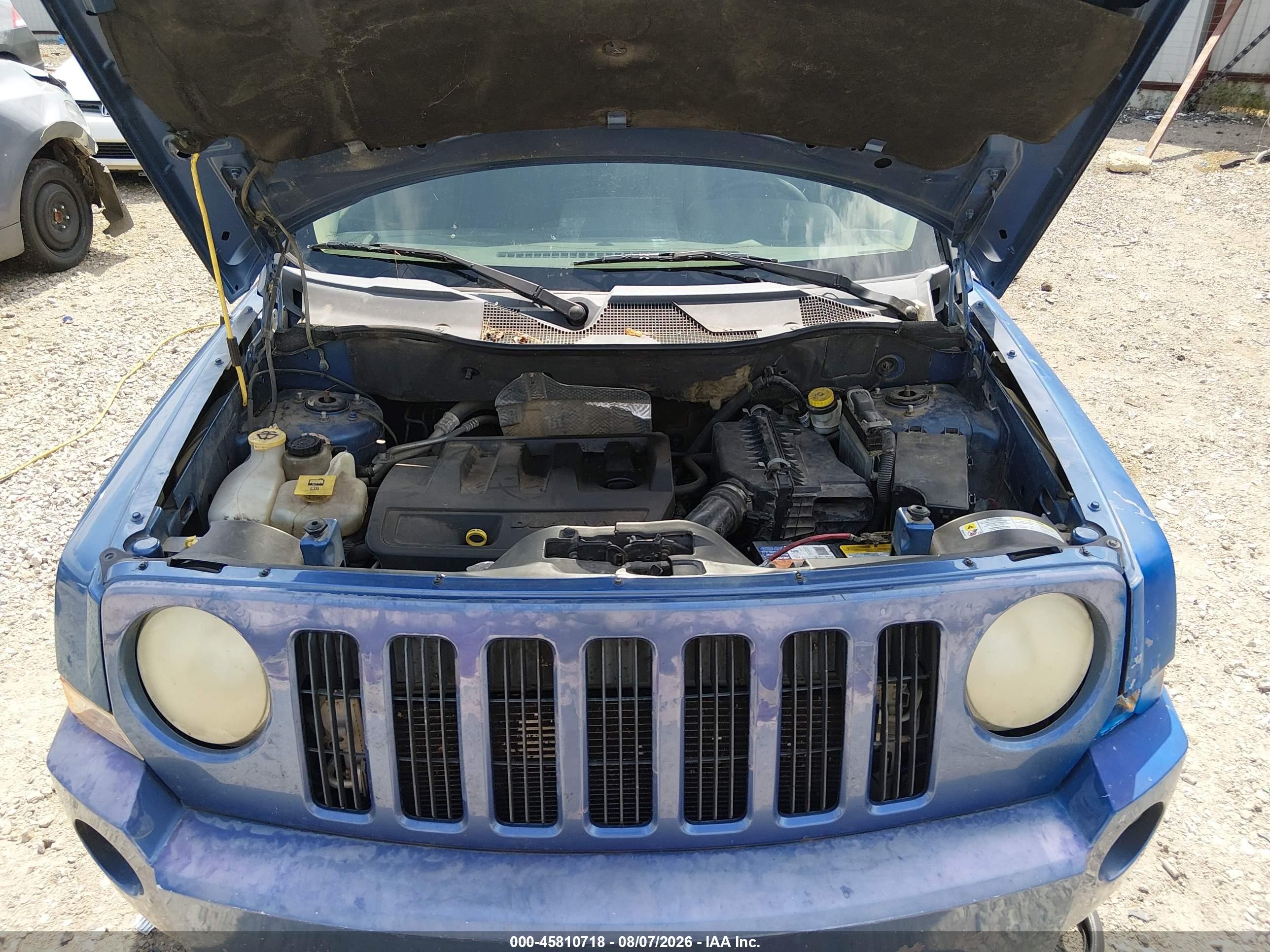 2007 Jeep Patriot Sport Blue vin: 1J8FF28W47D354807