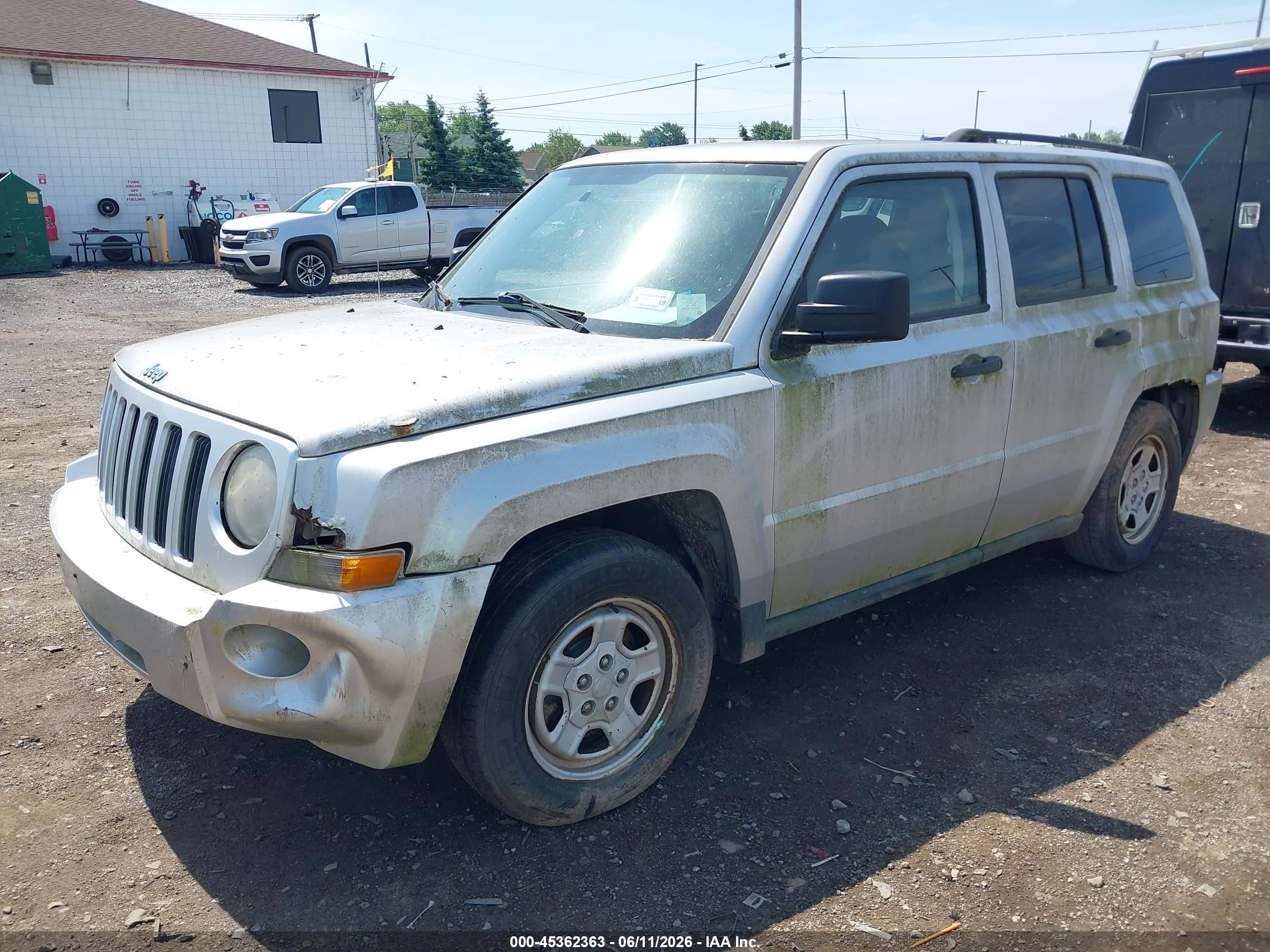 2007 Jeep Patriot Sport Silver vin: 1J8FF28W47D356864