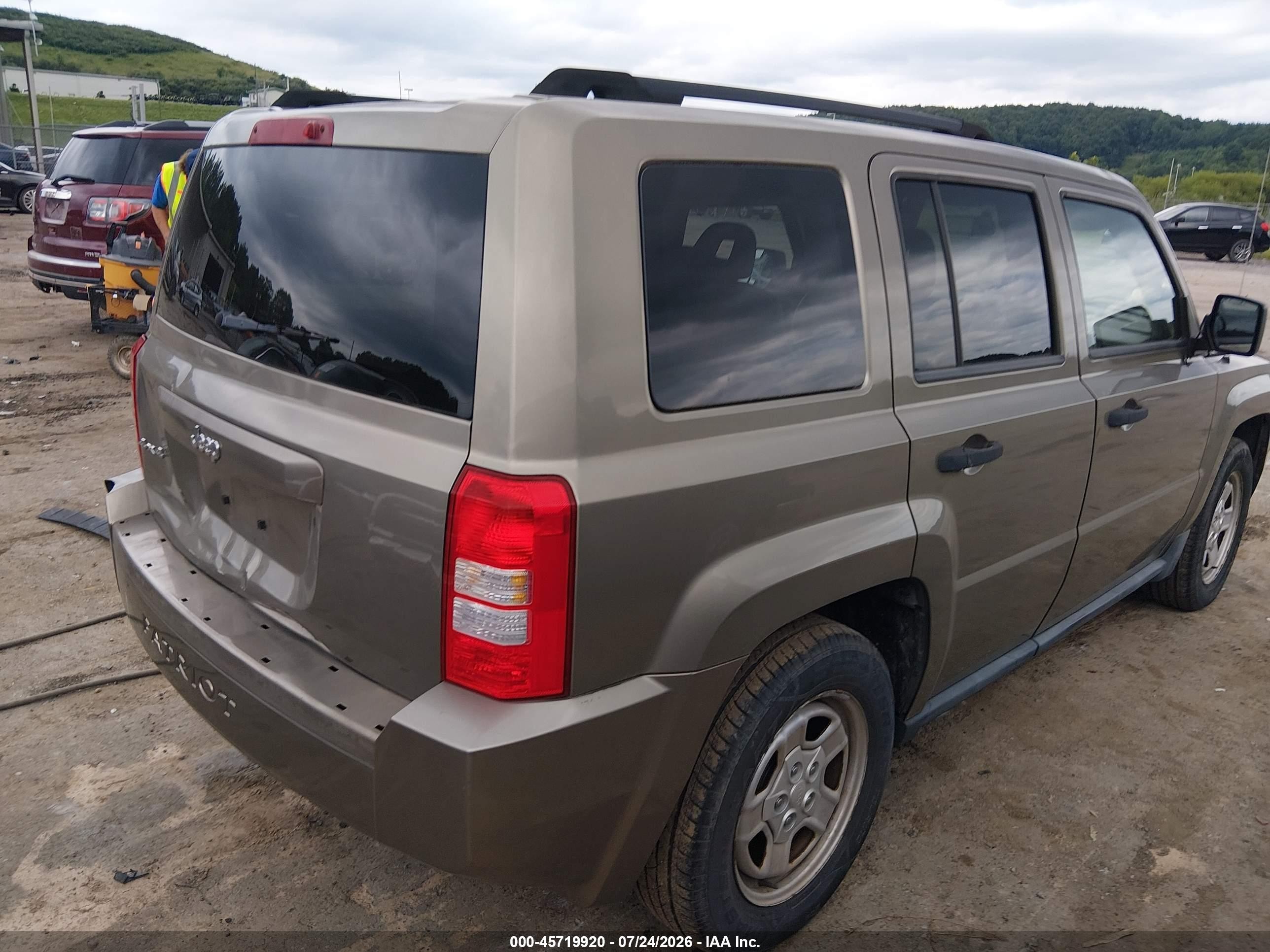 2007 Jeep Patriot Sport Green vin: 1J8FF28W67D251243