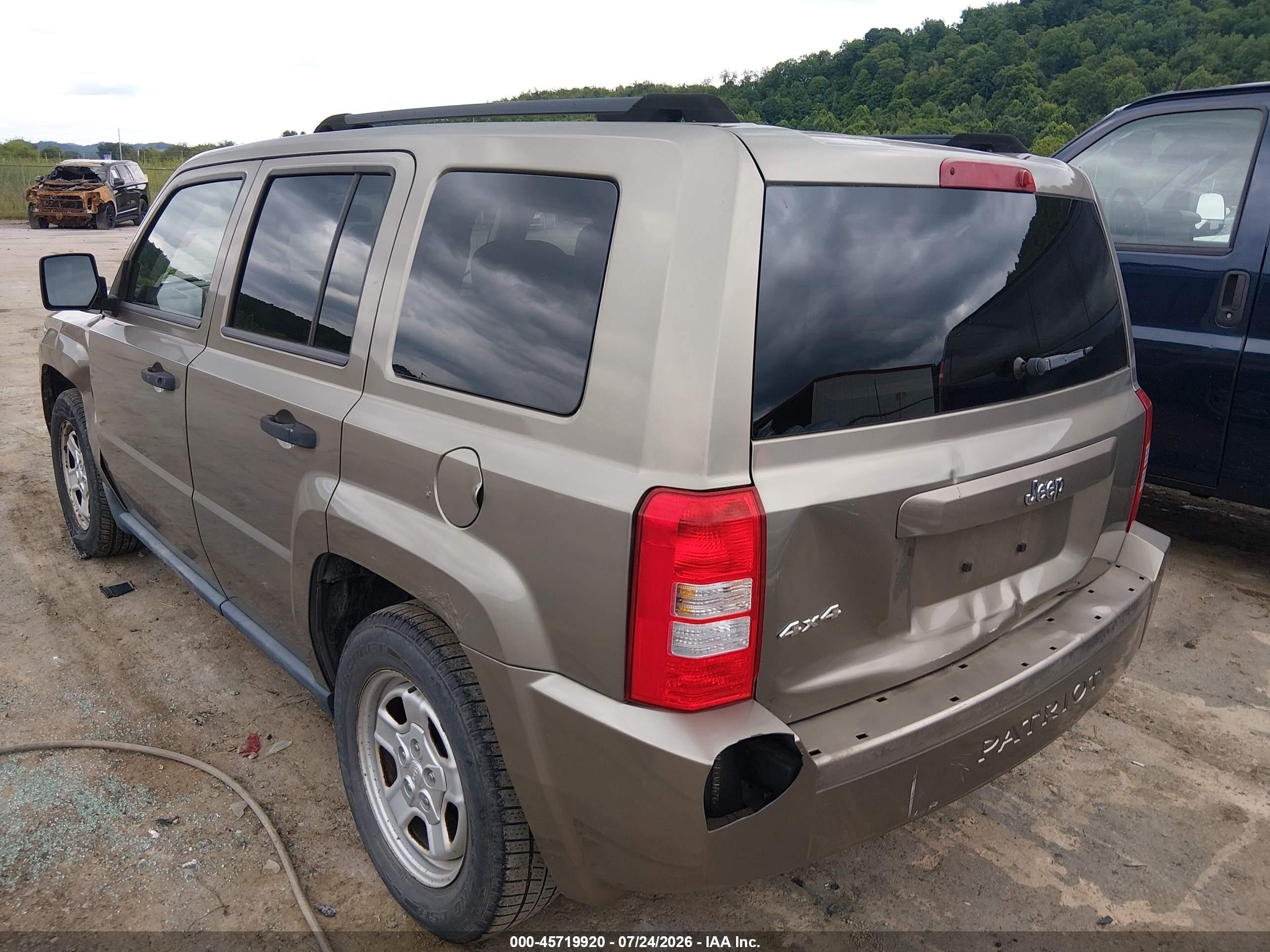 2007 Jeep Patriot Sport Green vin: 1J8FF28W67D251243