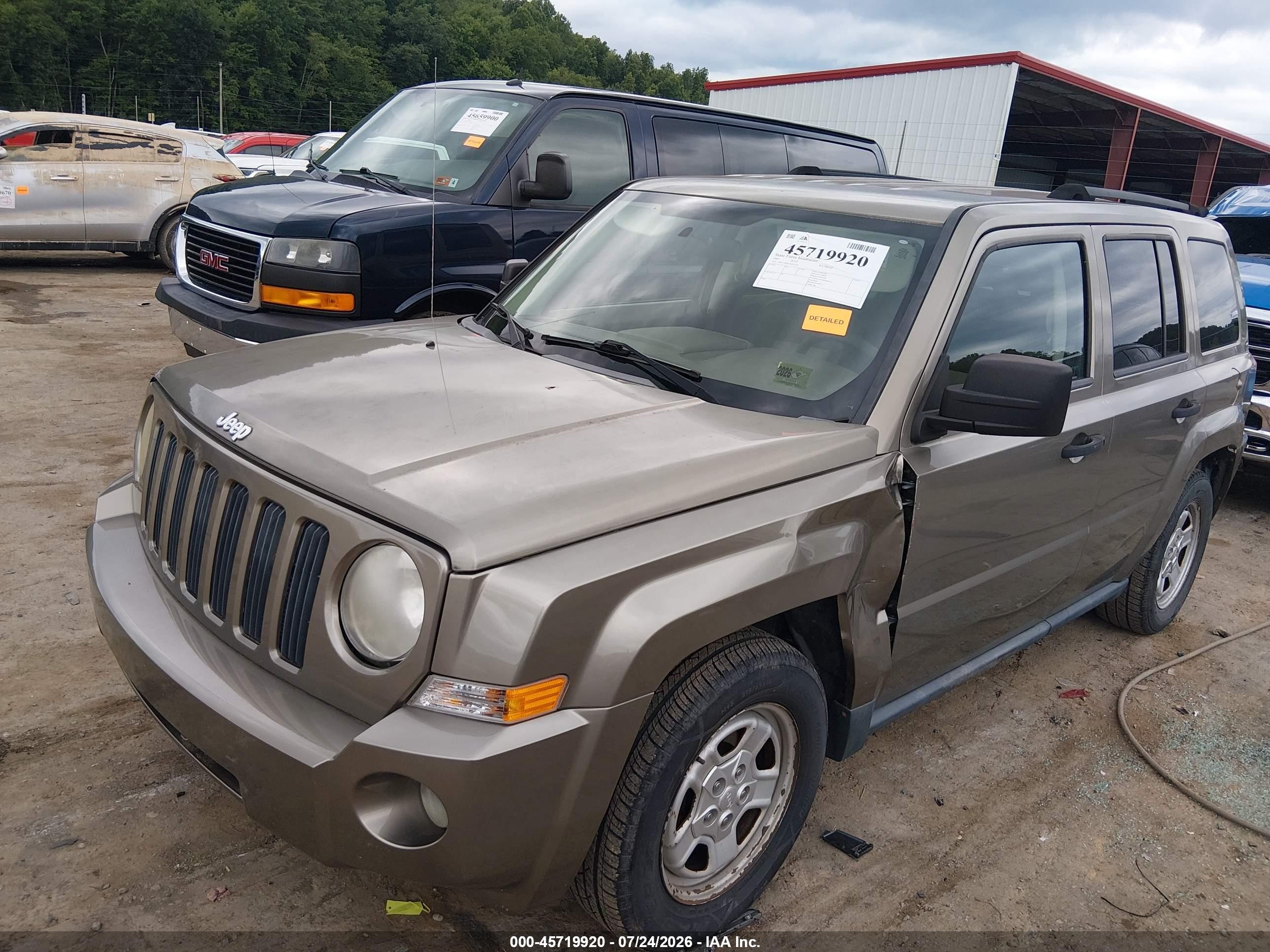 2007 Jeep Patriot Sport Green vin: 1J8FF28W67D251243