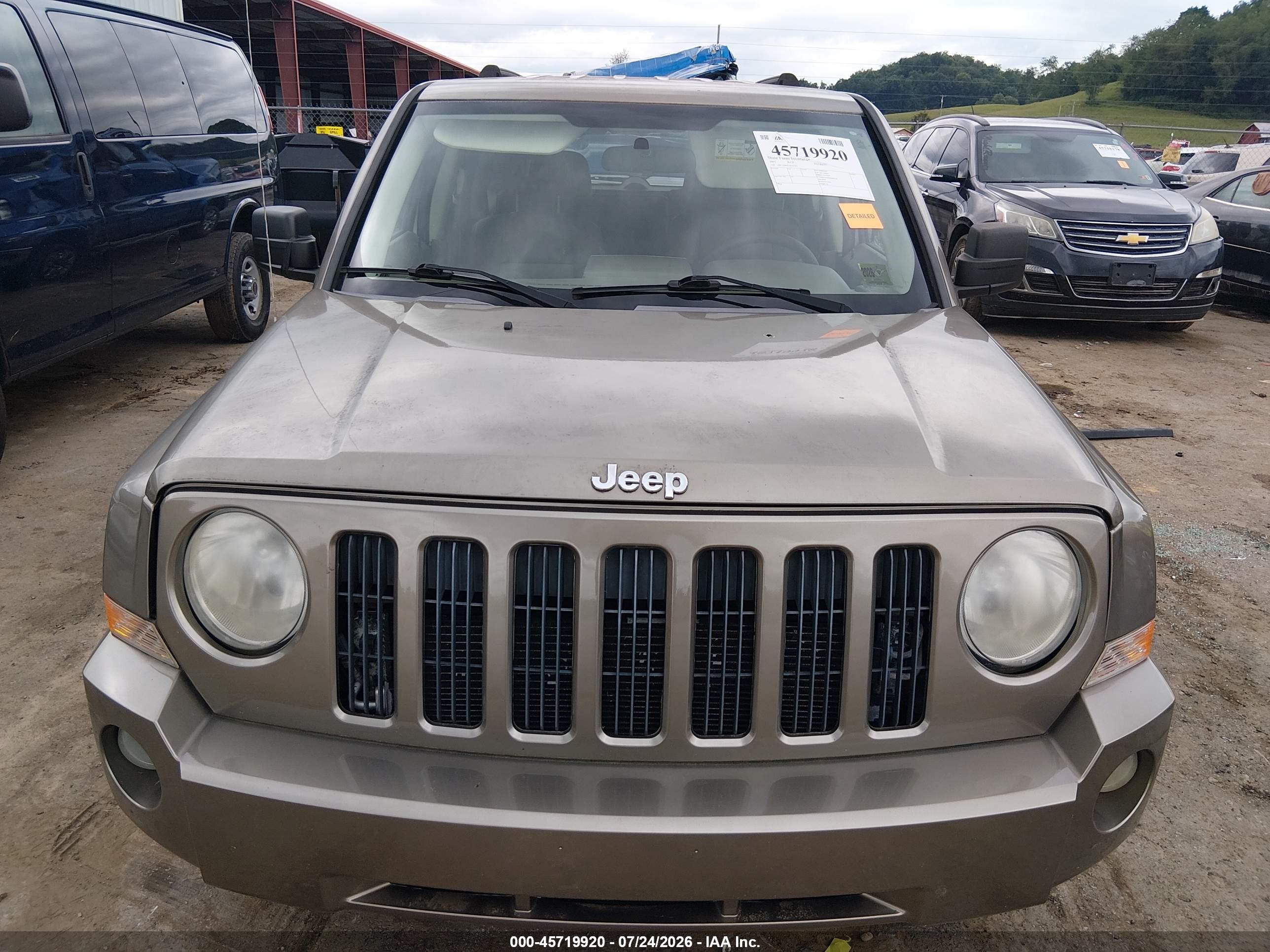 2007 Jeep Patriot Sport Green vin: 1J8FF28W67D251243