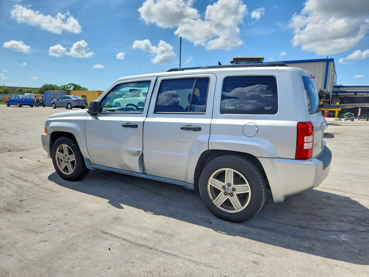 2008 Jeep Patriot Sport Silver vin: 1J8FF28W68D537286