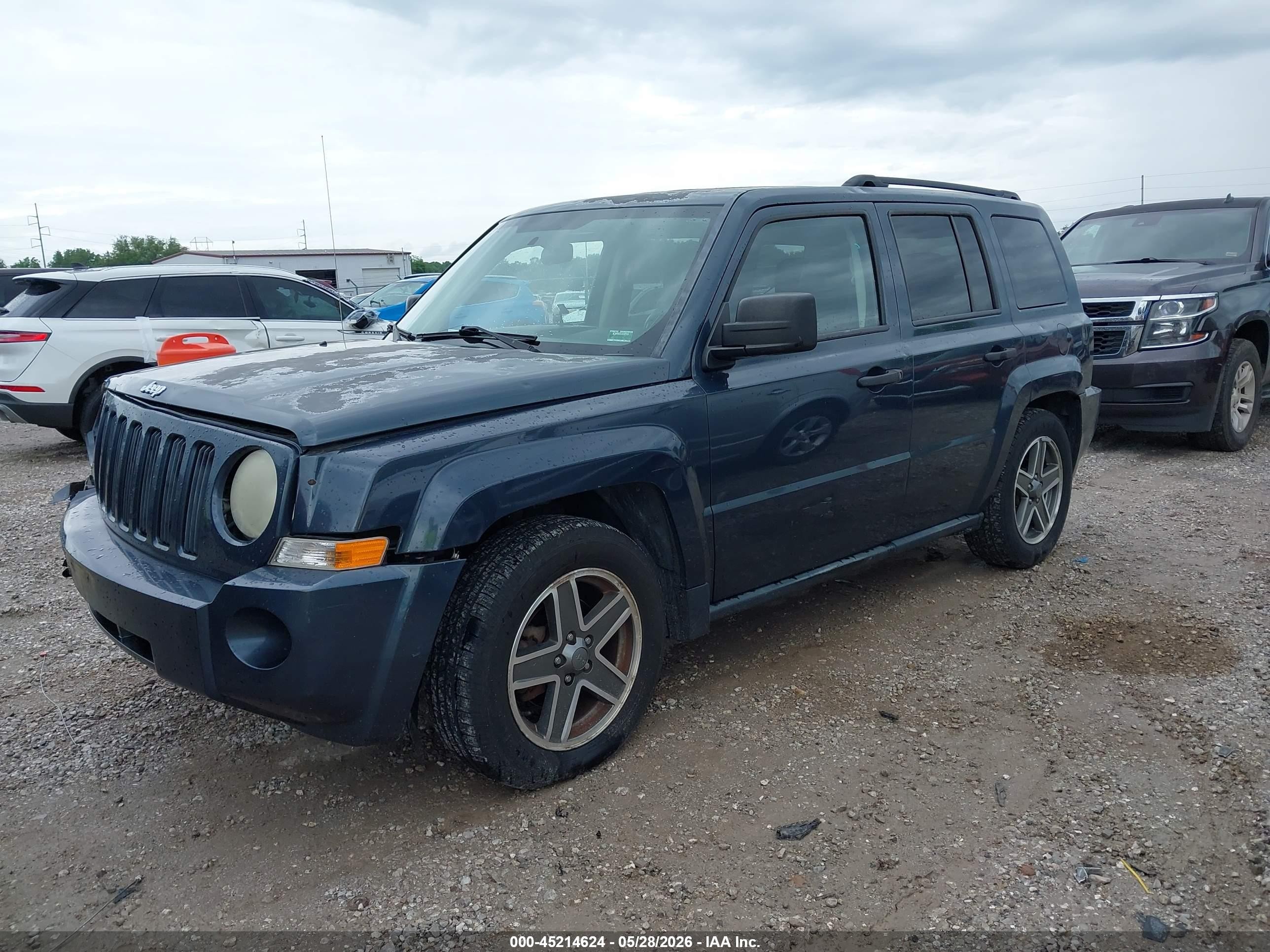 2008 Jeep Patriot Sport Blue vin: 1J8FF28W78D736525