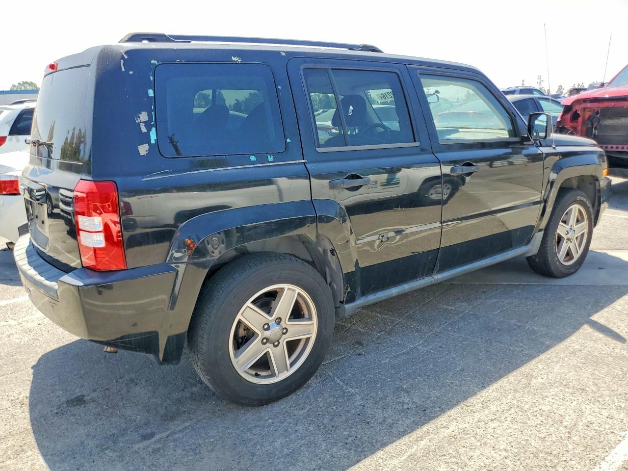 2007 Jeep Patriot Black vin: 1J8FF28W87D362151