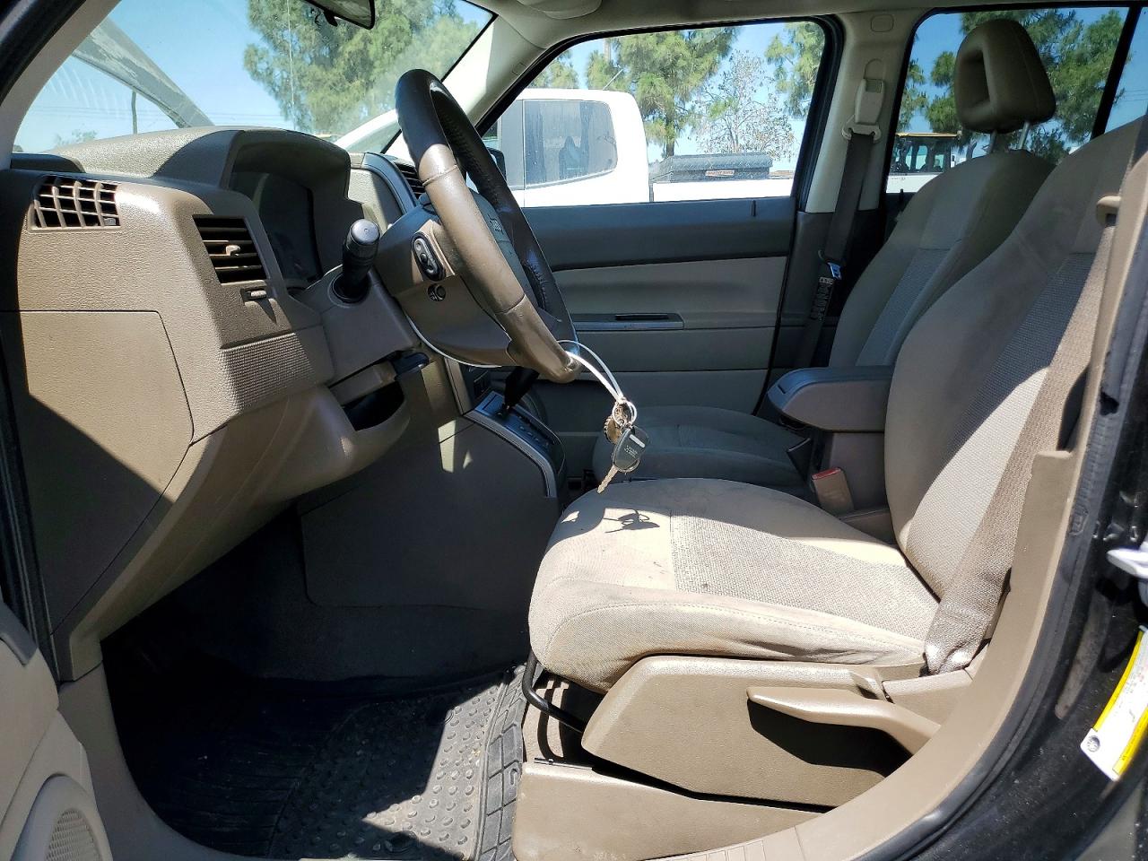 2007 Jeep Patriot Black vin: 1J8FF28W87D362151