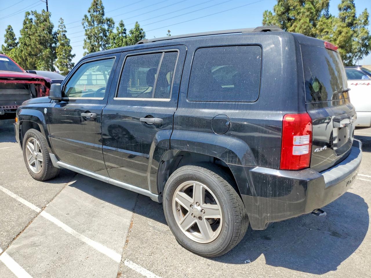 2007 Jeep Patriot Black vin: 1J8FF28W87D362151