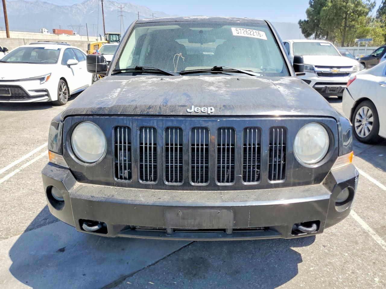 2007 Jeep Patriot Black vin: 1J8FF28W87D362151
