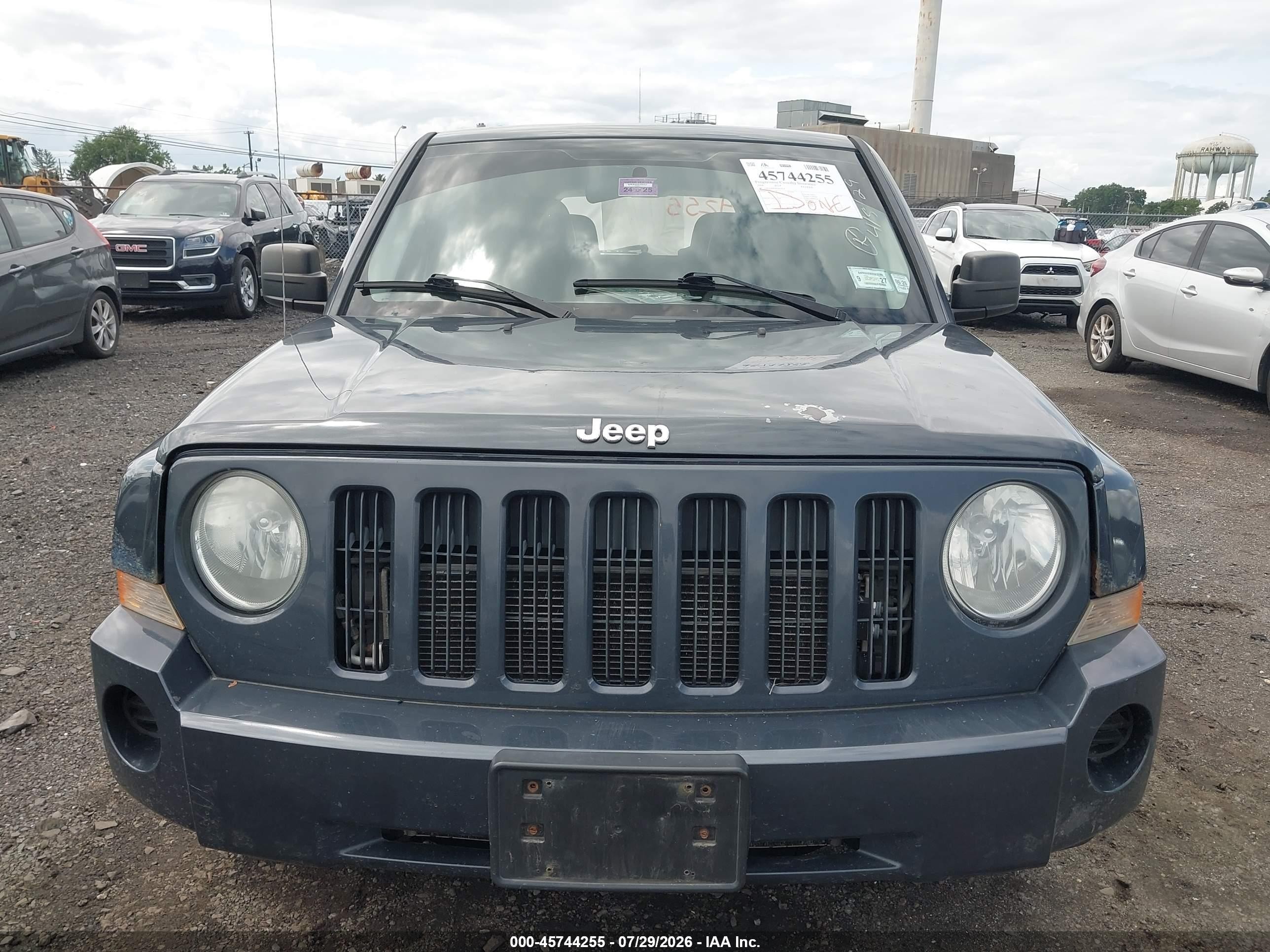 2008 Jeep Patriot Sport Blue vin: 1J8FF28W88D663634