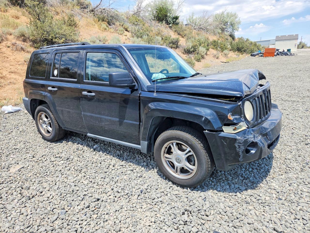 2008 Jeep Patriot Sport Black vin: 1J8FF28W88D771607