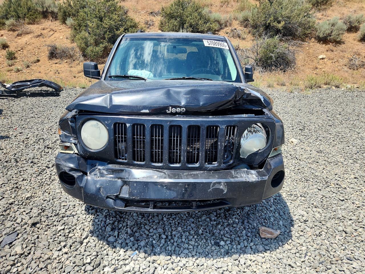 2008 Jeep Patriot Sport Black vin: 1J8FF28W88D771607