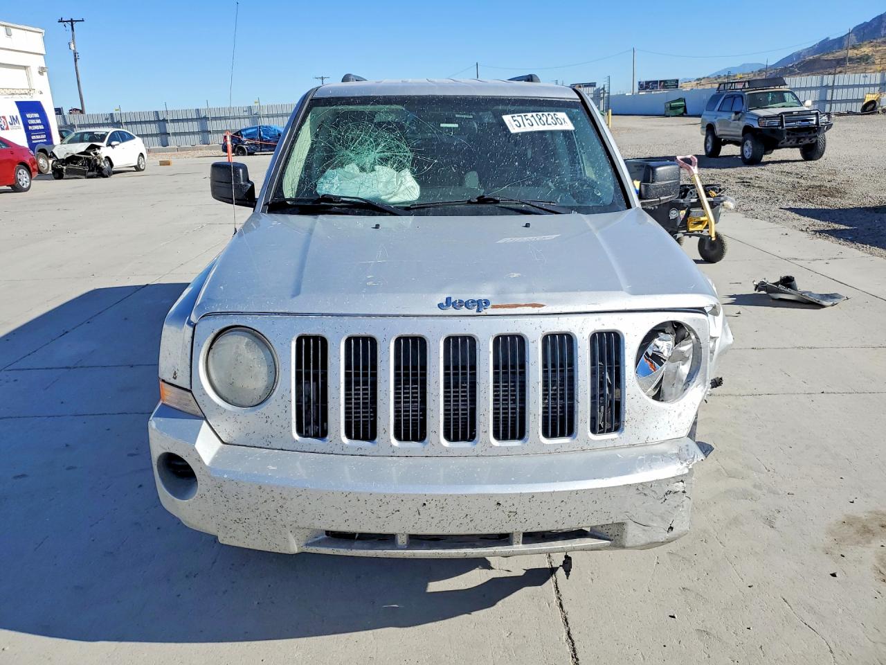 2008 Jeep Patriot Sport Silver vin: 1J8FF28W98D636779