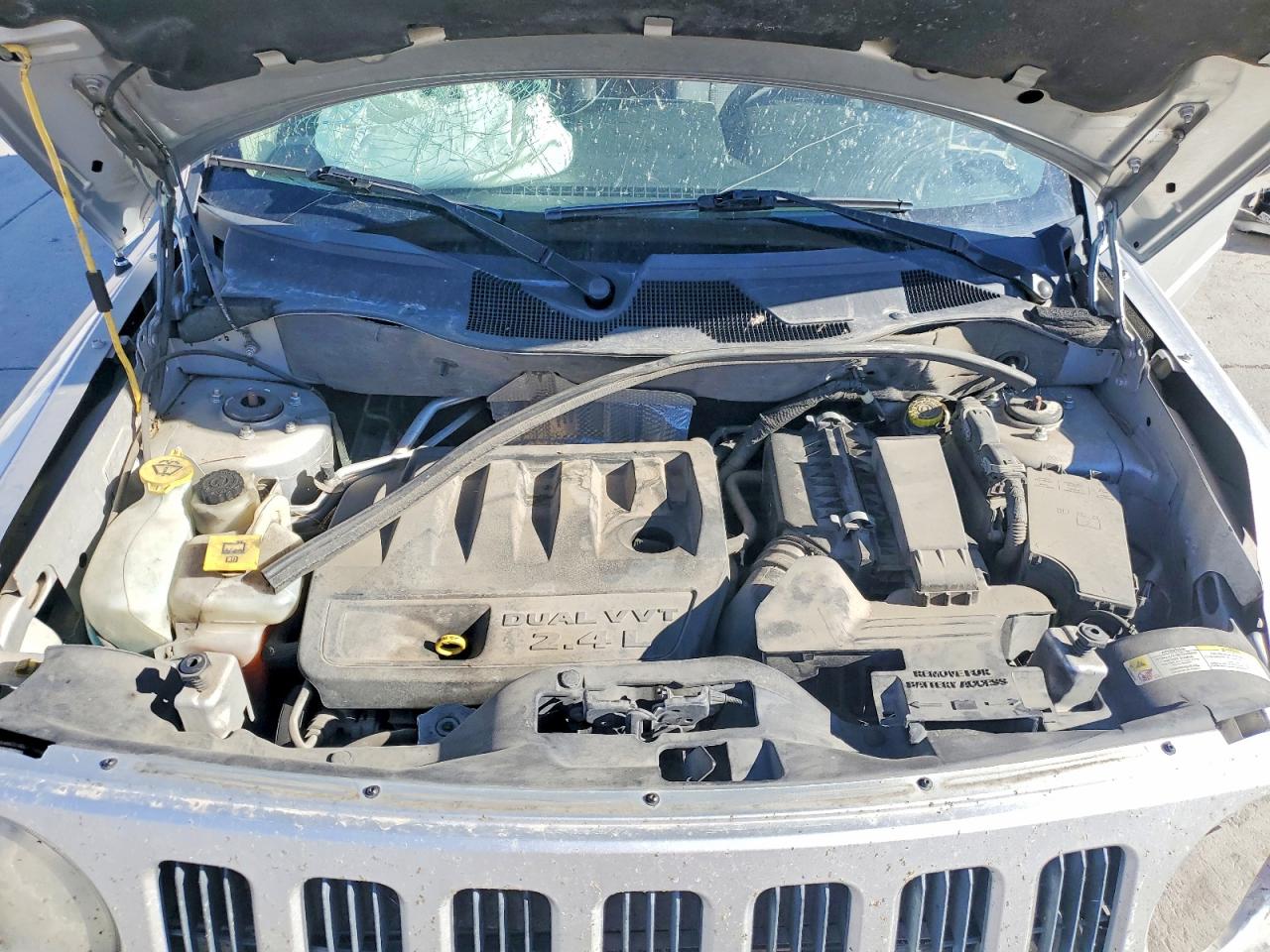 2008 Jeep Patriot Sport Silver vin: 1J8FF28W98D636779
