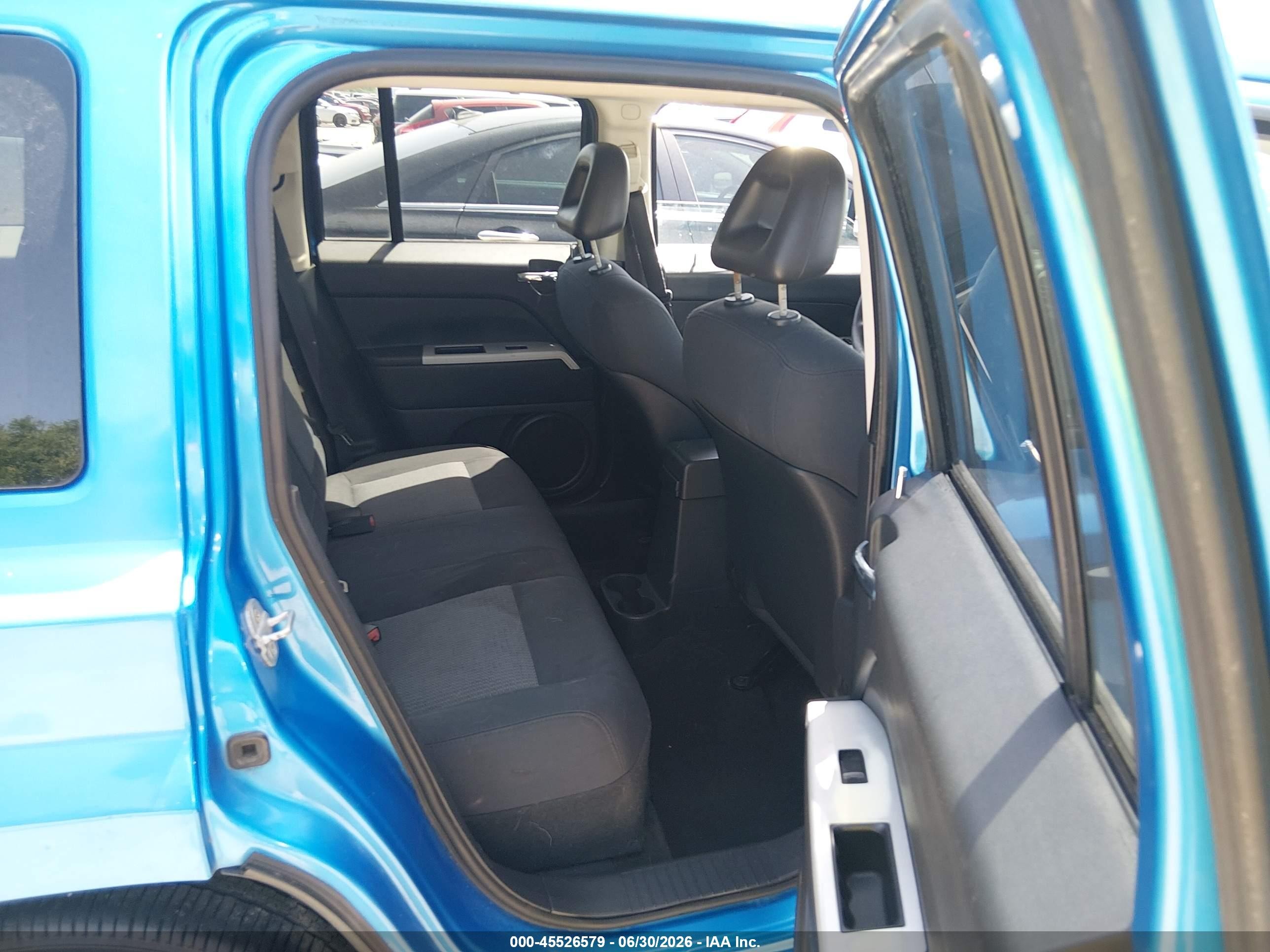 2008 Jeep Patriot Sport Blue vin: 1J8FF28W98D681513