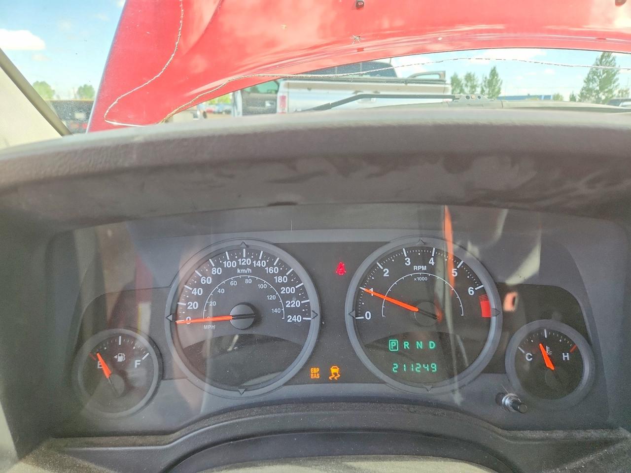 2007 Jeep Compass Red vin: 1J8FF47W17D222326