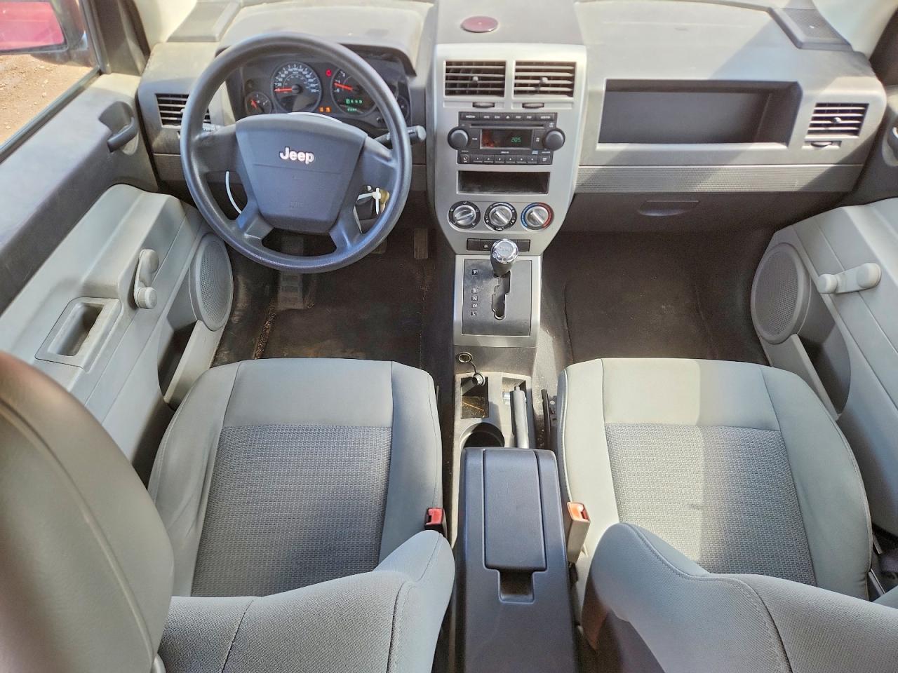 2007 Jeep Compass Red vin: 1J8FF47W17D222326